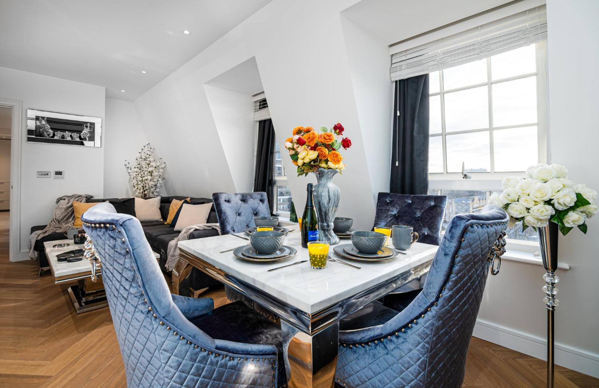 Lägenhet Stunning 1-bedroom Penthouse In Marble Arch 72