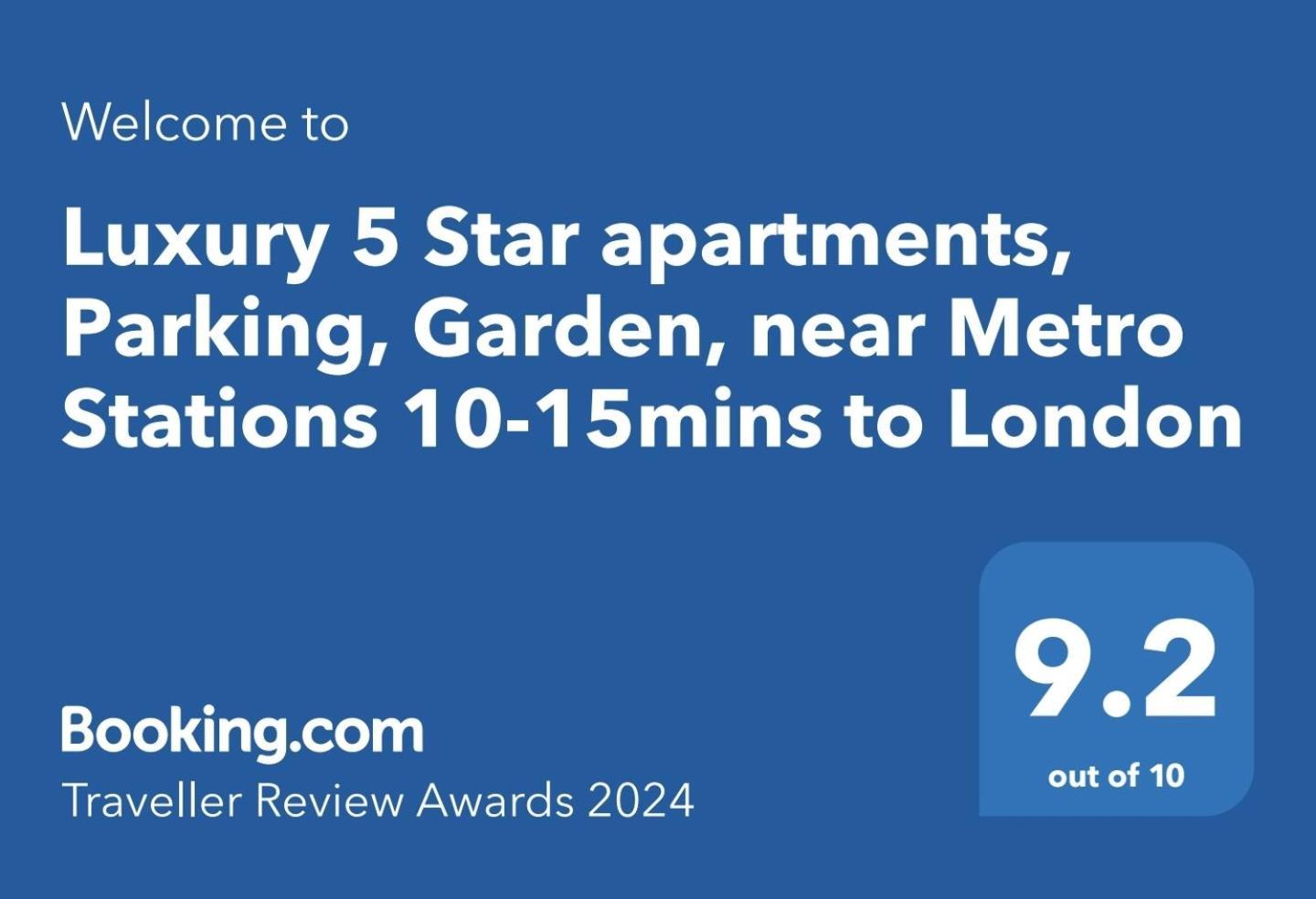 Appartement Luxury 5 Star Apartments, Parking, Garden, Near Metro Stations 10-15mins To