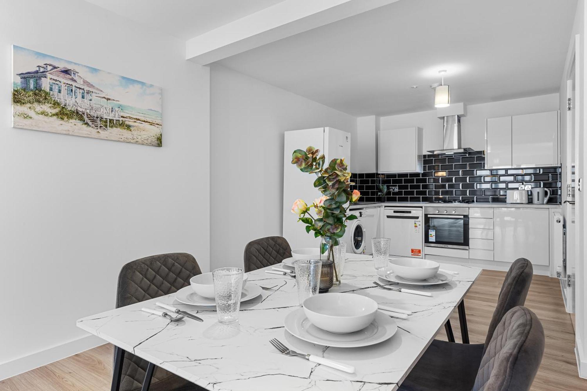 Apartment 3 Bedroom Sleep12 In Mr2 London