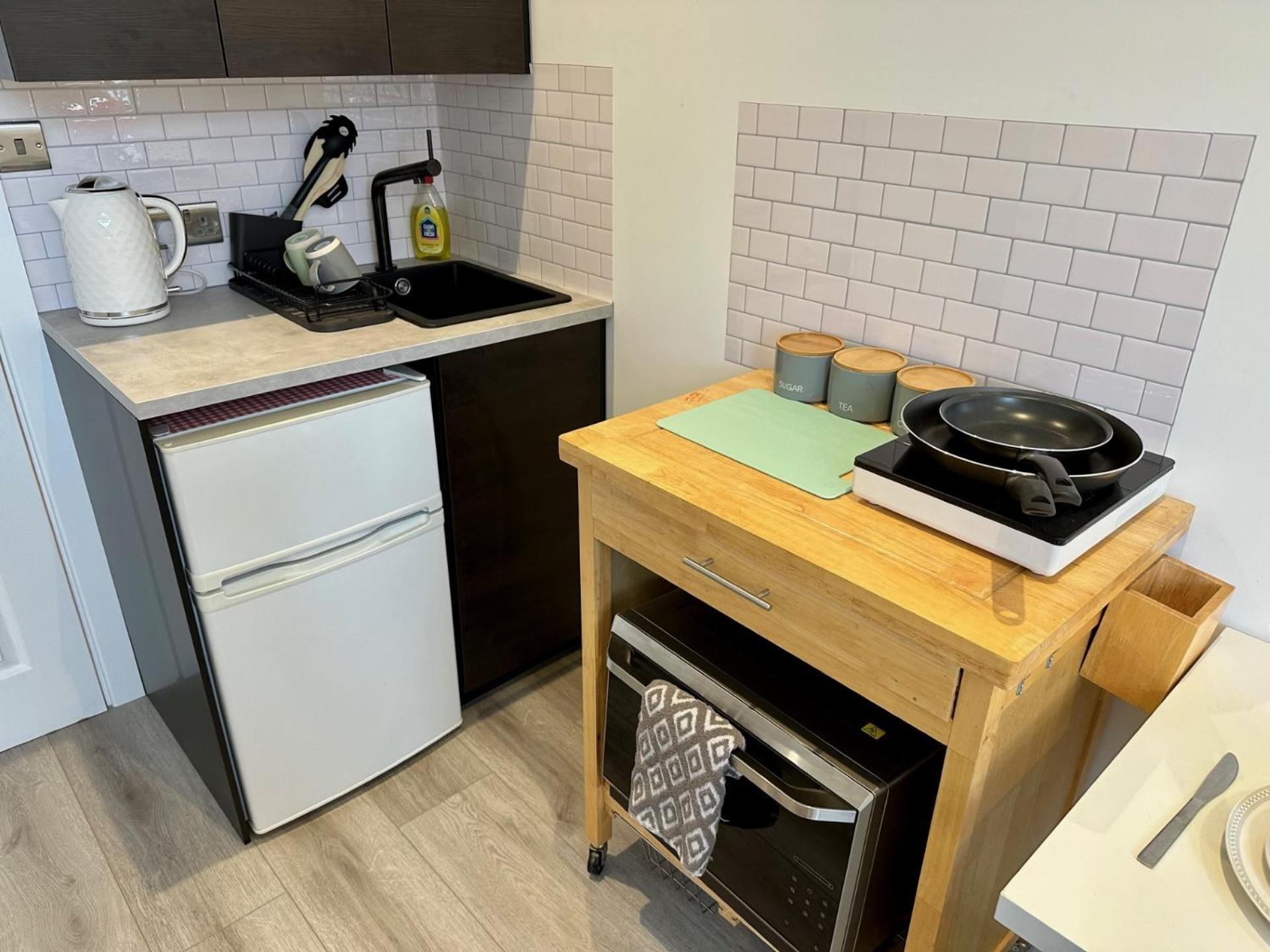 Appartement Spacious En-suite Private Bath And Kitchen Studio Flat Canary Wharf No 3 Londen