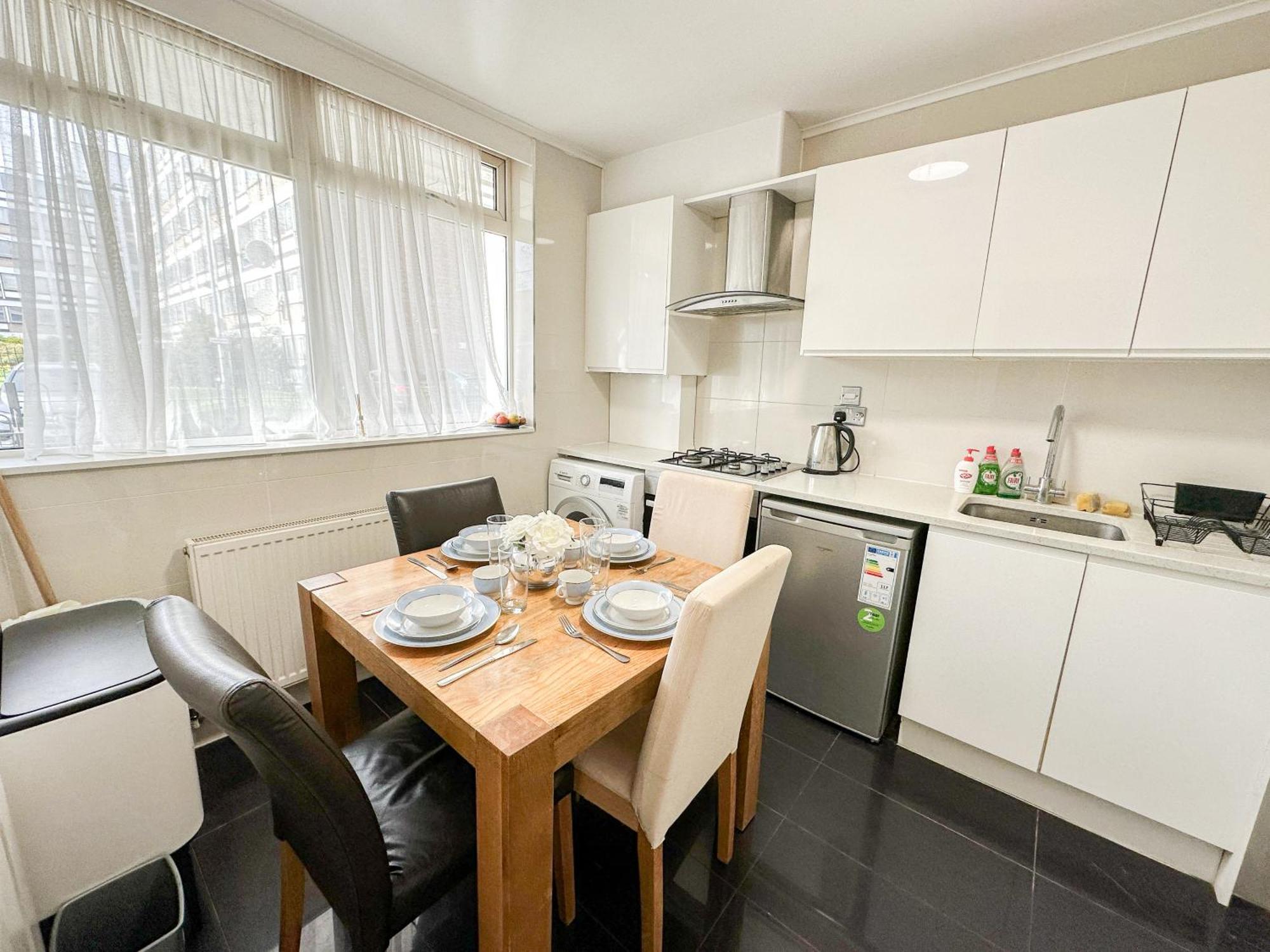 Lägenhet Cosy 3 Bedroom 3 Bathroom Flat With Private Garden- Maida Vale, Near Paddington *