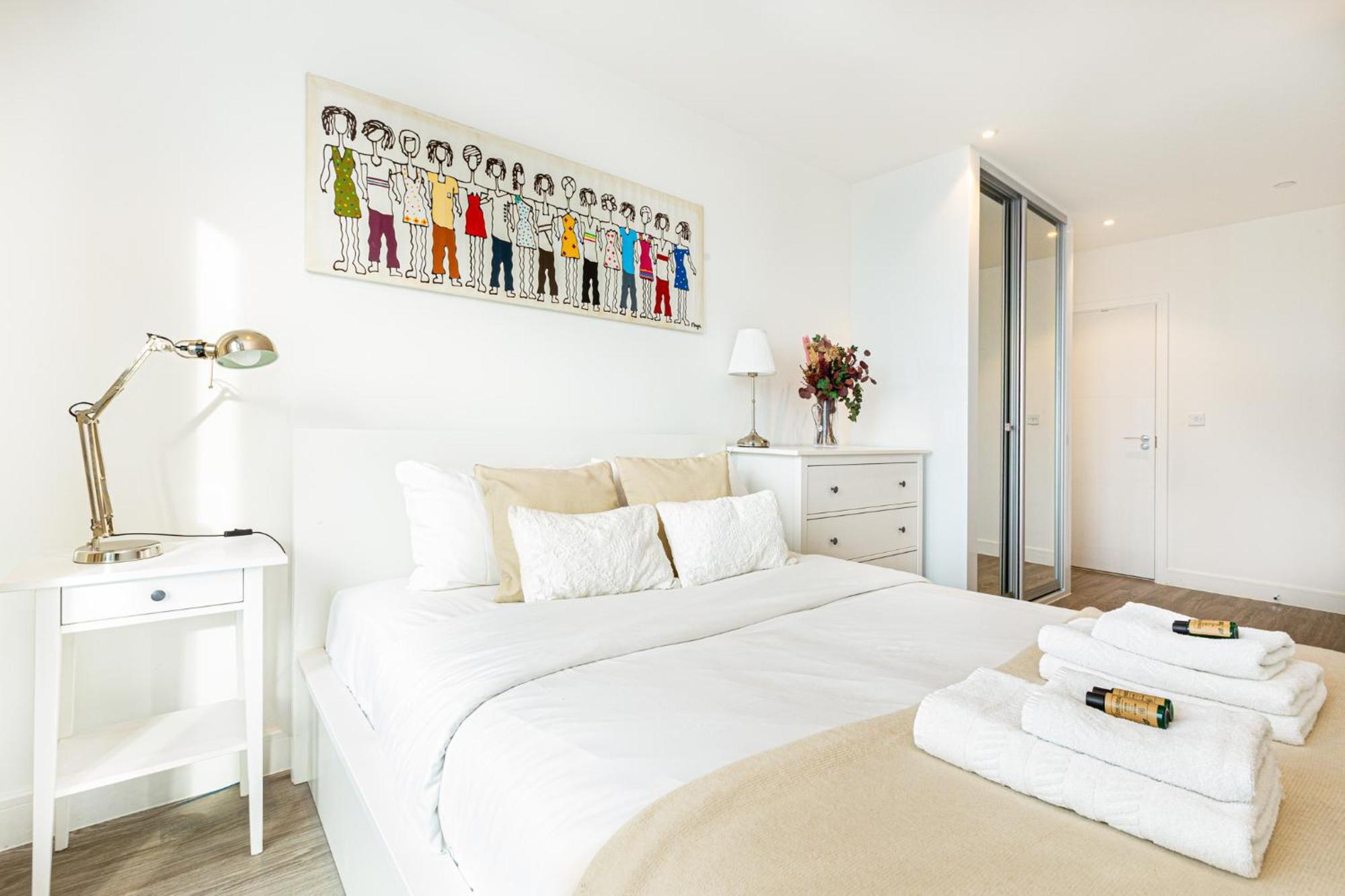 Leilighet Modern New 2br Wviews & Balcony In Wandsworth