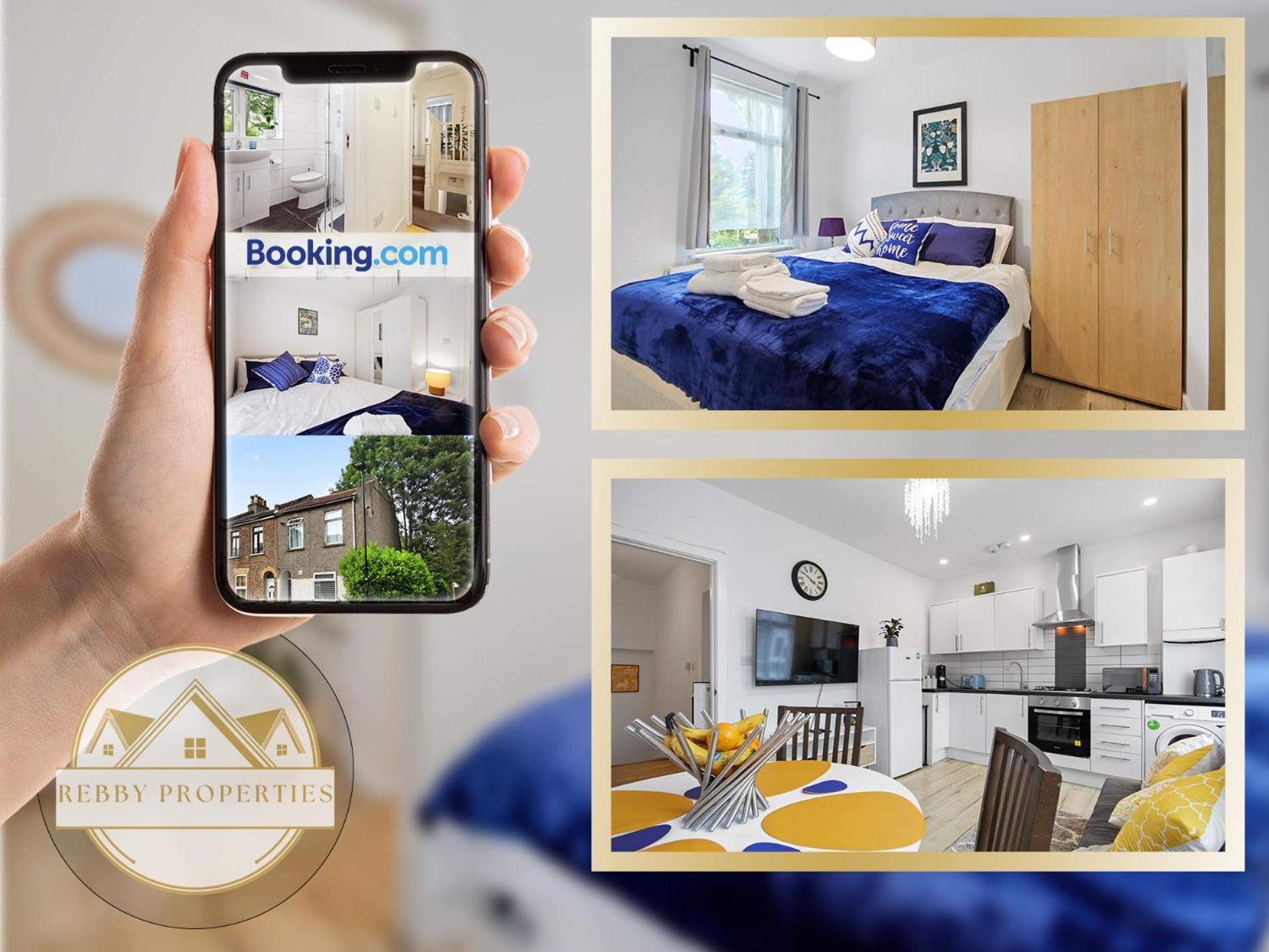 Modern 2 Bed East By Rebby Sleeps 5 Near Canning Town Station London