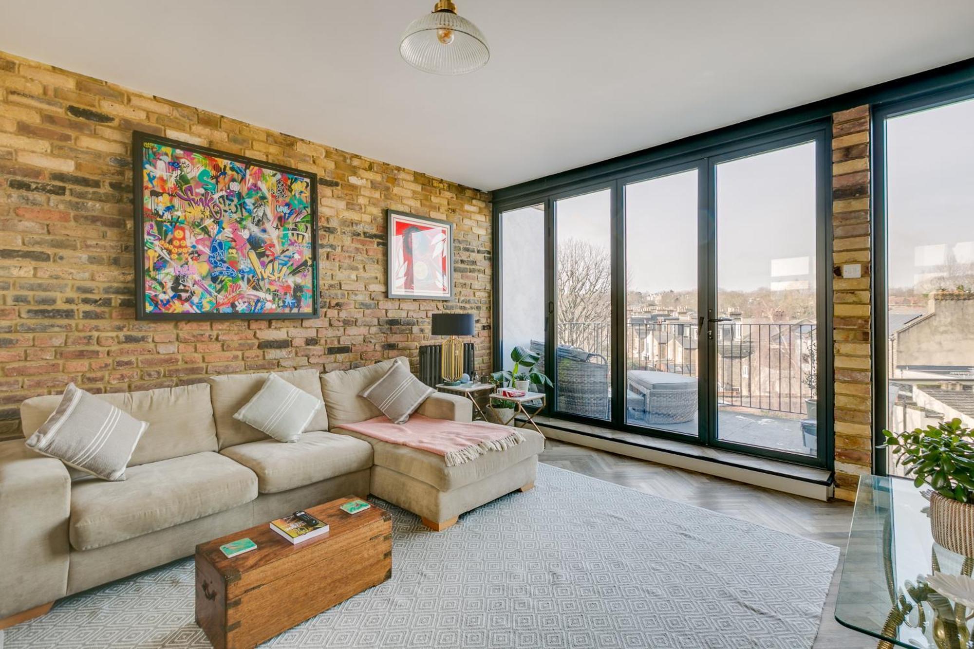Leilighet Stylish 2 Bed Flat With Balcony Great Views Nrtube