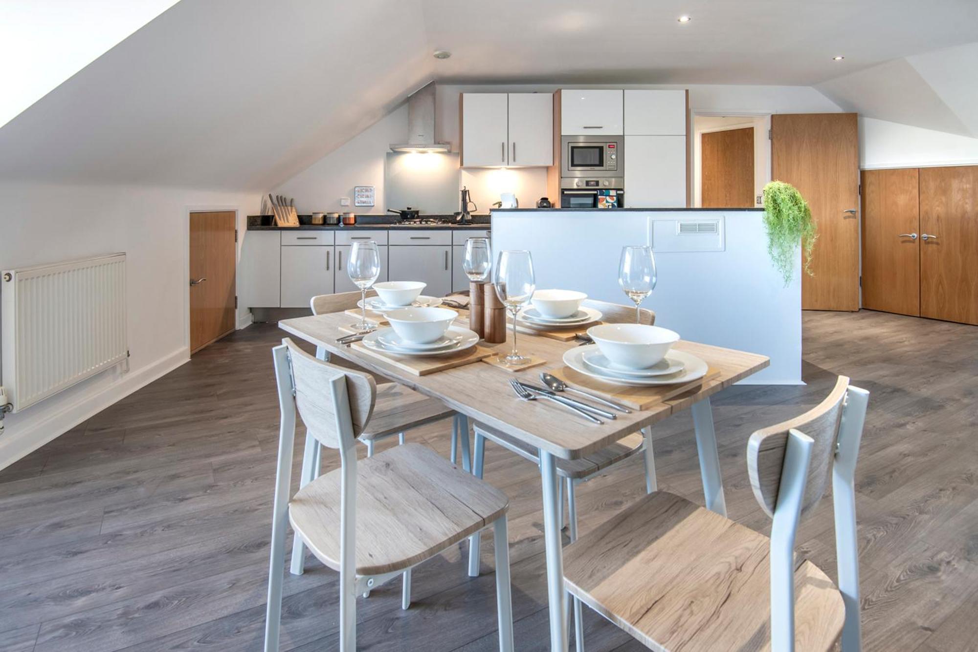 The Loft - Spacious Luxury 2 Bed 2 Bath With Free Secure Parking And Tube Close By Lägenhet *