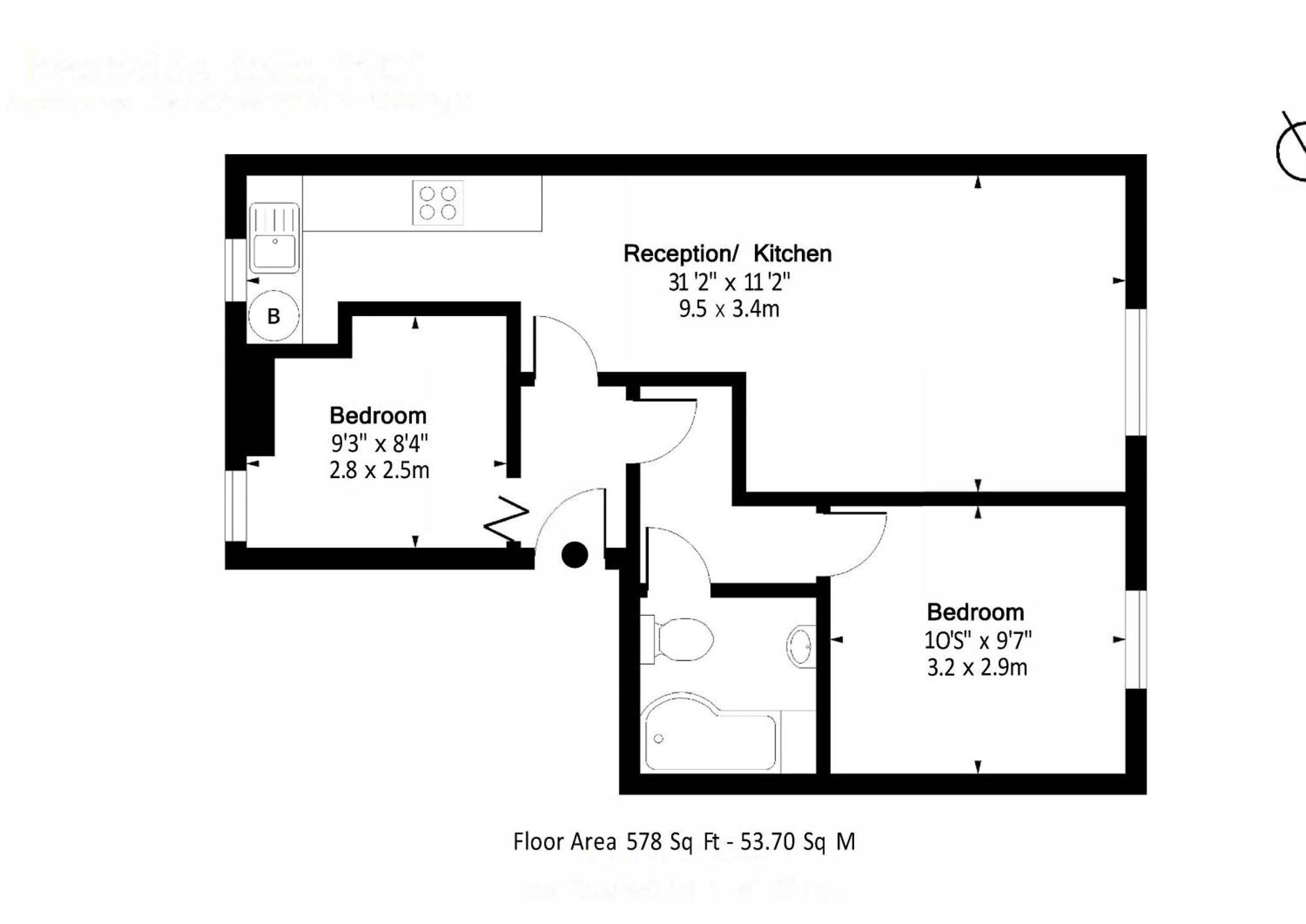 2 Bedroom In Center Of * London