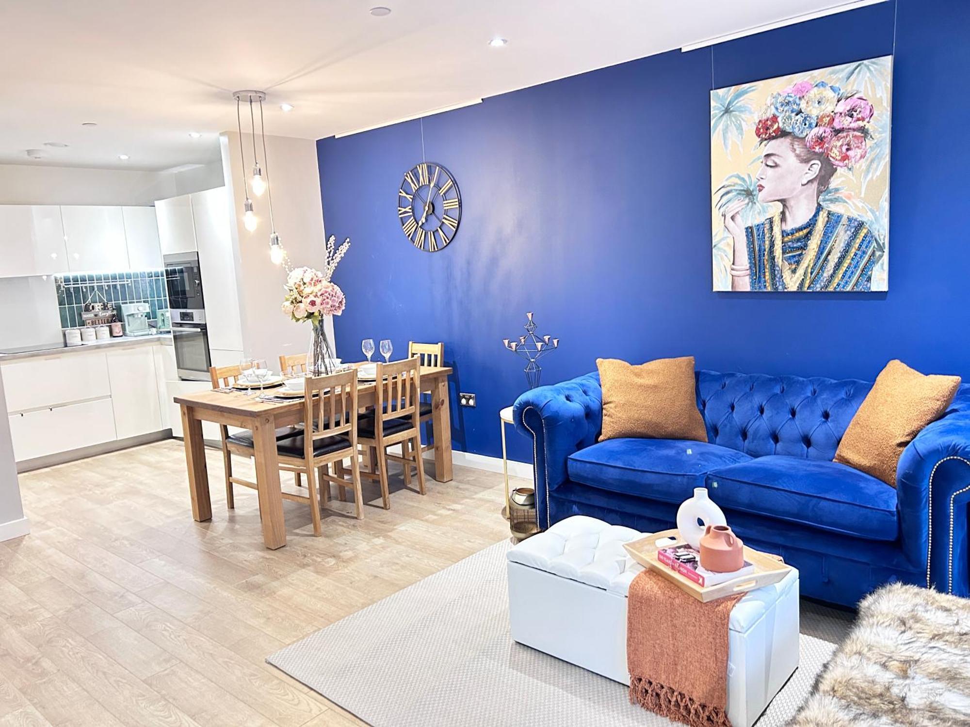 Appartement Canary Wharf, Sleeps 4, Fast Wifi, Gym, Prime Location Londen