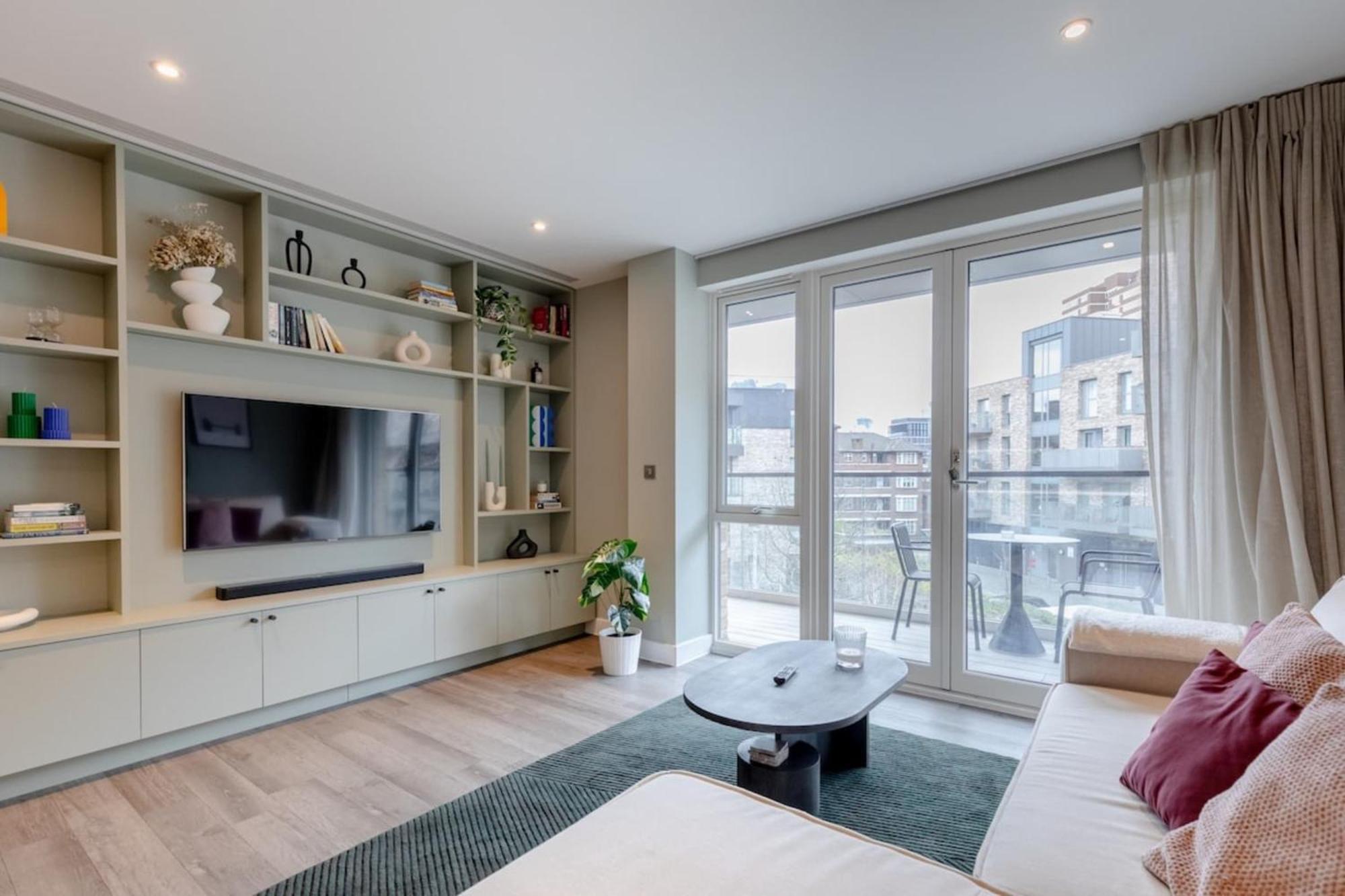 Elegant & Serene 2bd Flat Wroof Terrace Hoxton! Lägenhet *