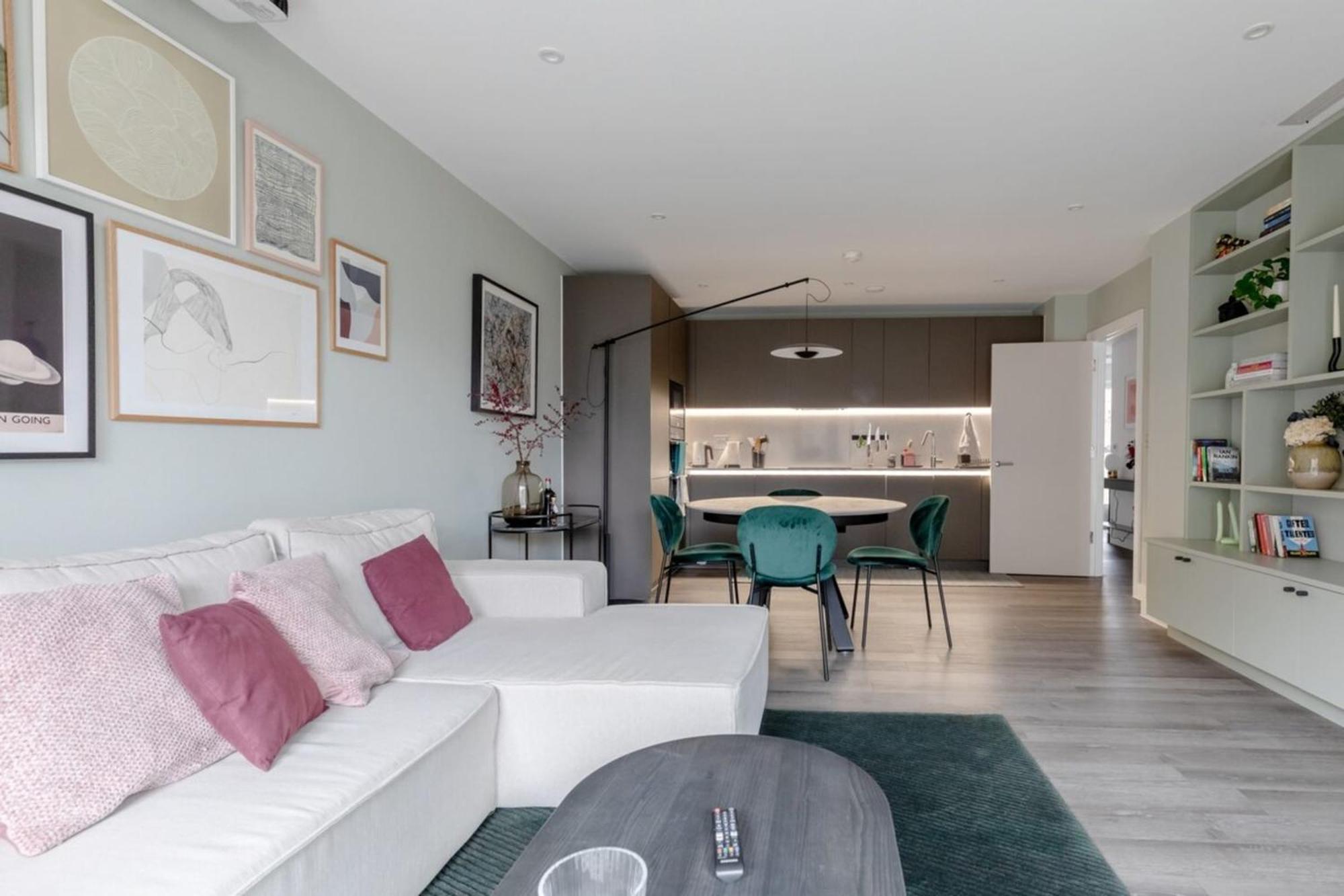 Elegant & Serene 2bd Flat Wroof Terrace Hoxton! Lägenhet *