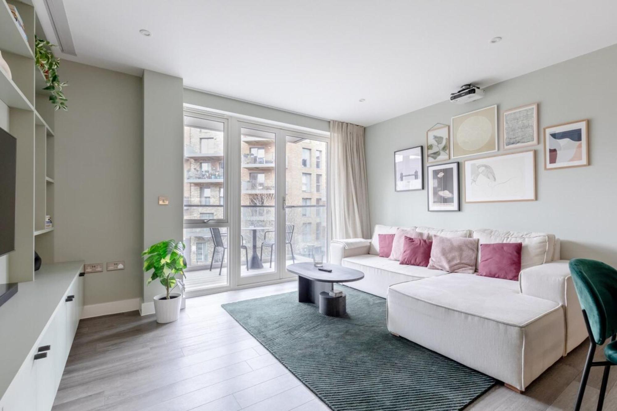 Elegant & Serene 2bd Flat Wroof Terrace Hoxton! Lägenhet