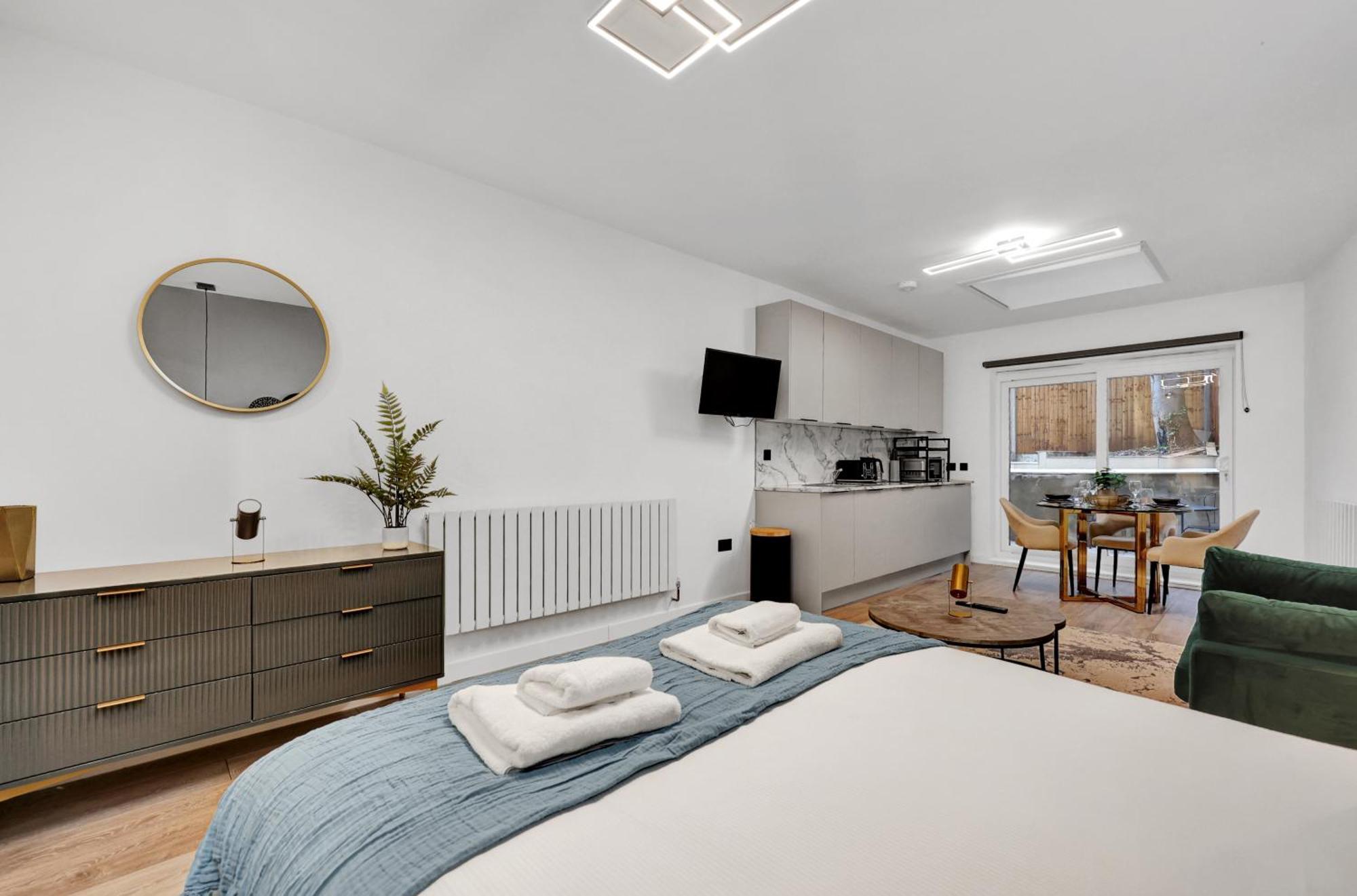Apartment Hilldrop Short Term & Flexible Renting Islington With Free Wifi, Parking & Garden