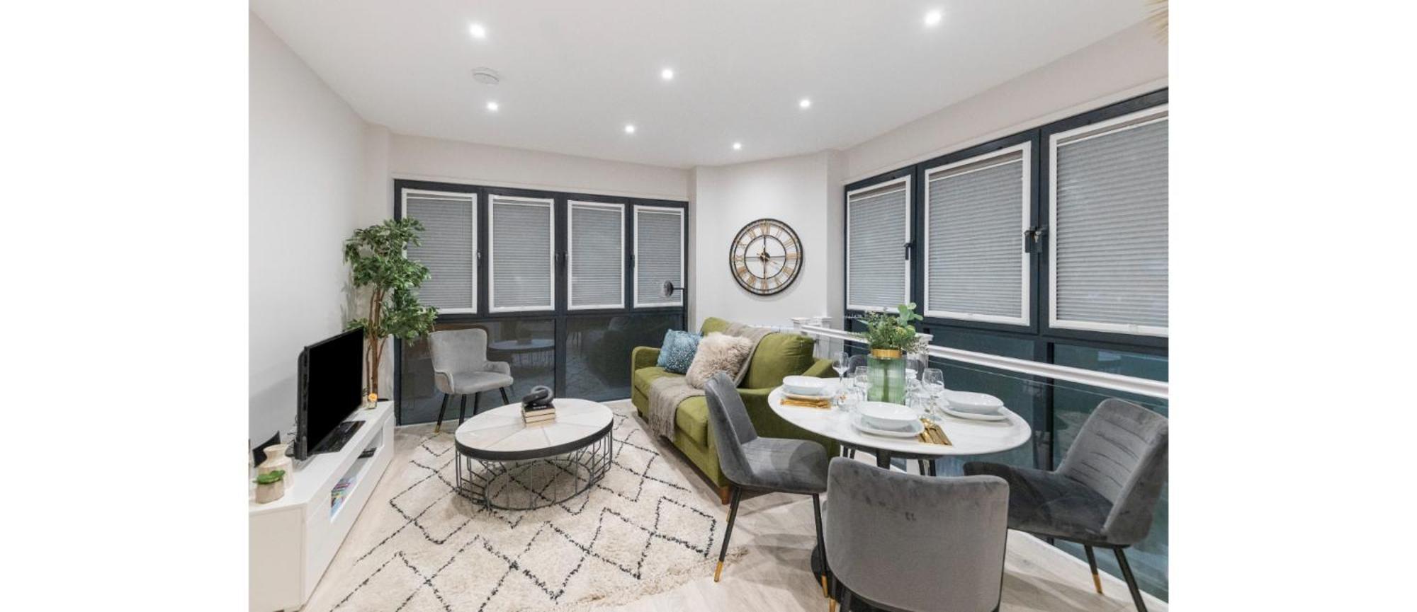 Appartement Luxe Minimalist 1-bed Flat : 7 Mins From Station