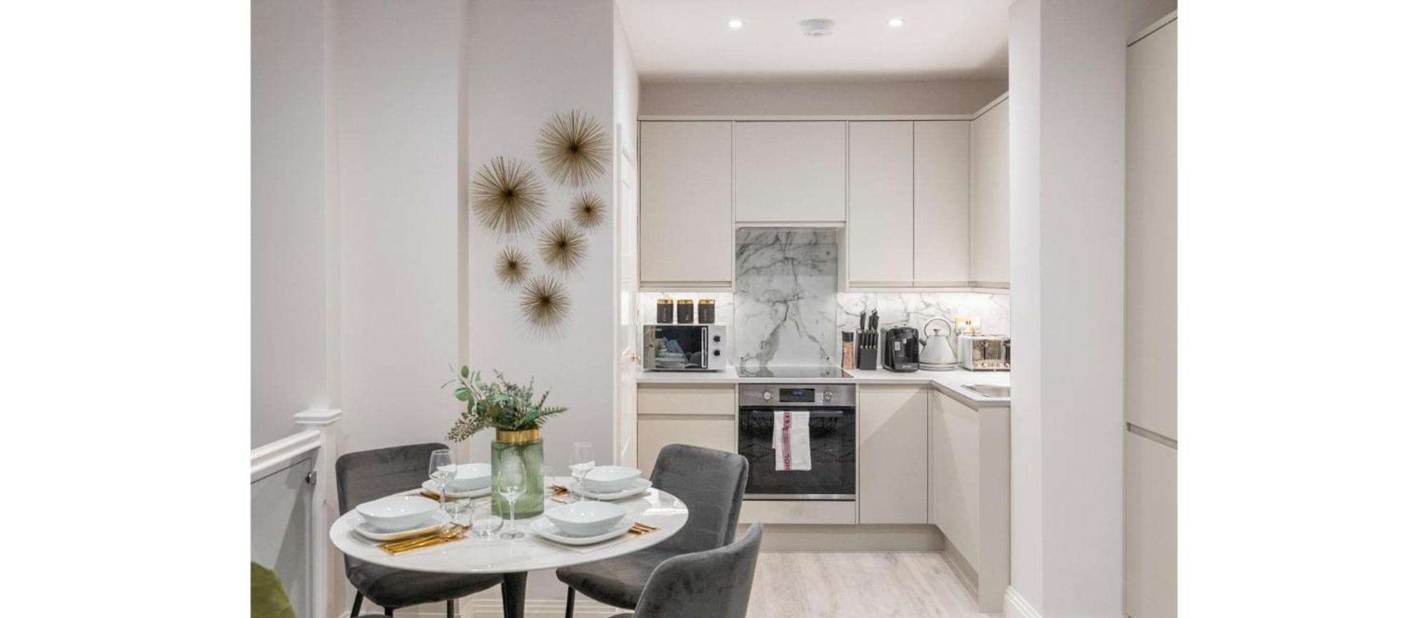 Luxe Minimalist 1-bed Flat : 7 Mins From Station Appartement *