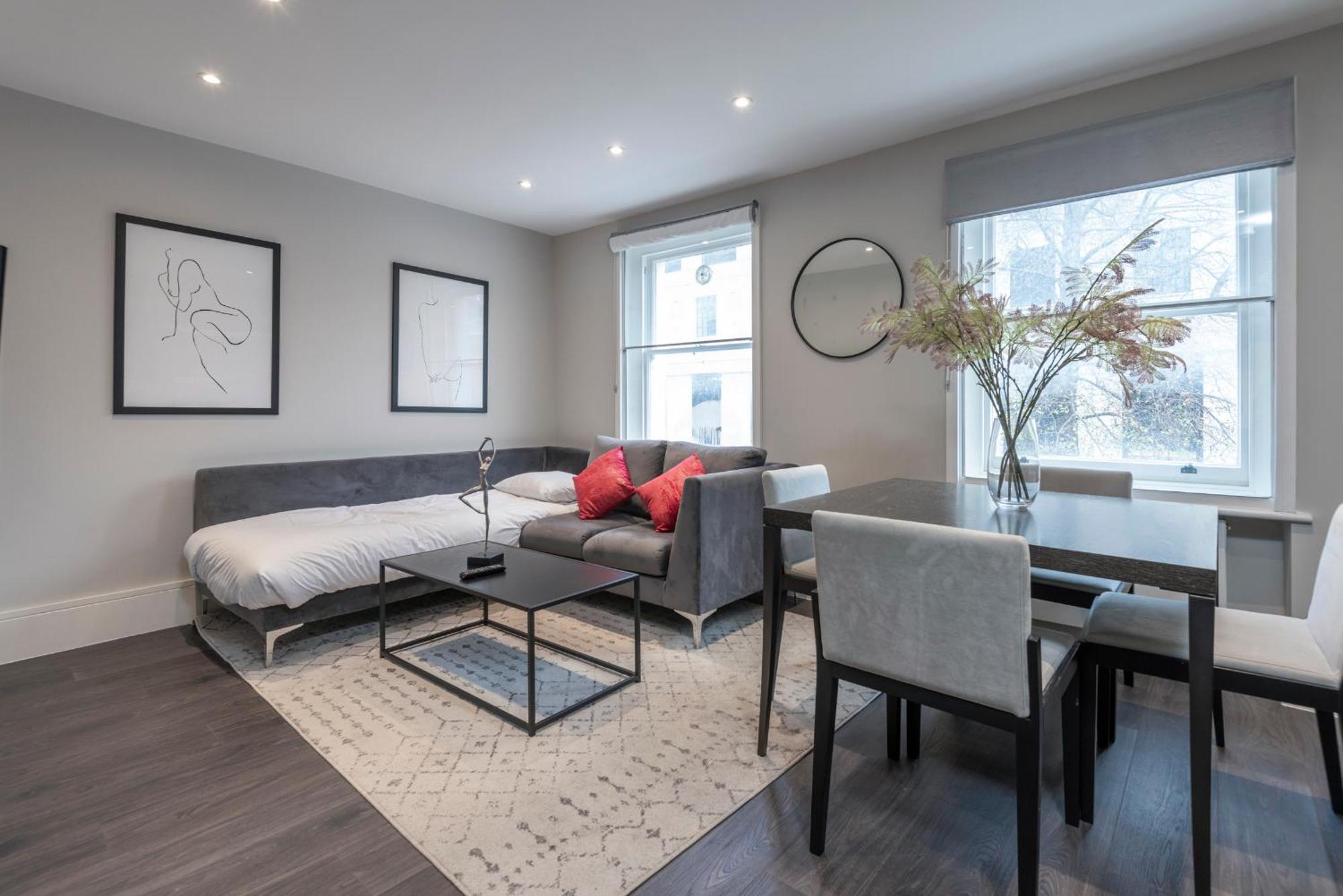 Luxury Georgian House In Marylebone: Modern 1-bed Retreat Appartement