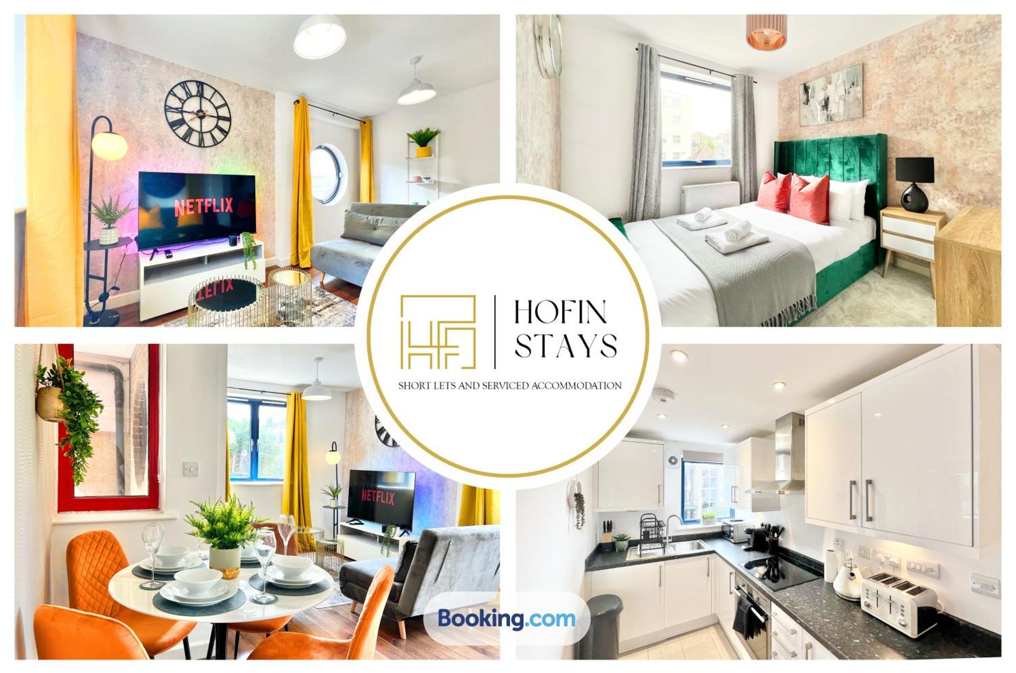 Weekly Or Monthly - Relocation & Business - 4 Guests - By Hofin Stays Short Lets & Serviced Lägenhet