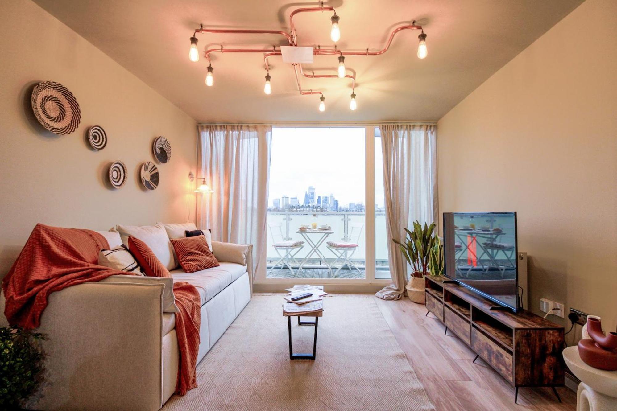 2br Flat King Bed 4 Min To Dlr Easy Access Appartamento Londra