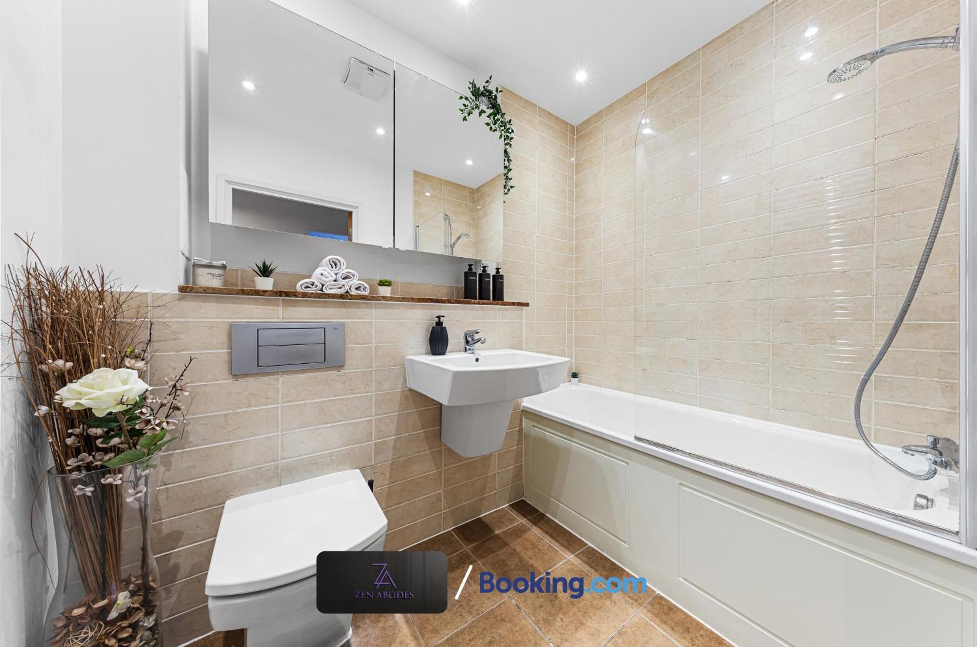 Appartamento Two Bedroom Flat By Zen Abodes Short Lets & Serviced With Free Wifi & Tv Close To Old St Londra