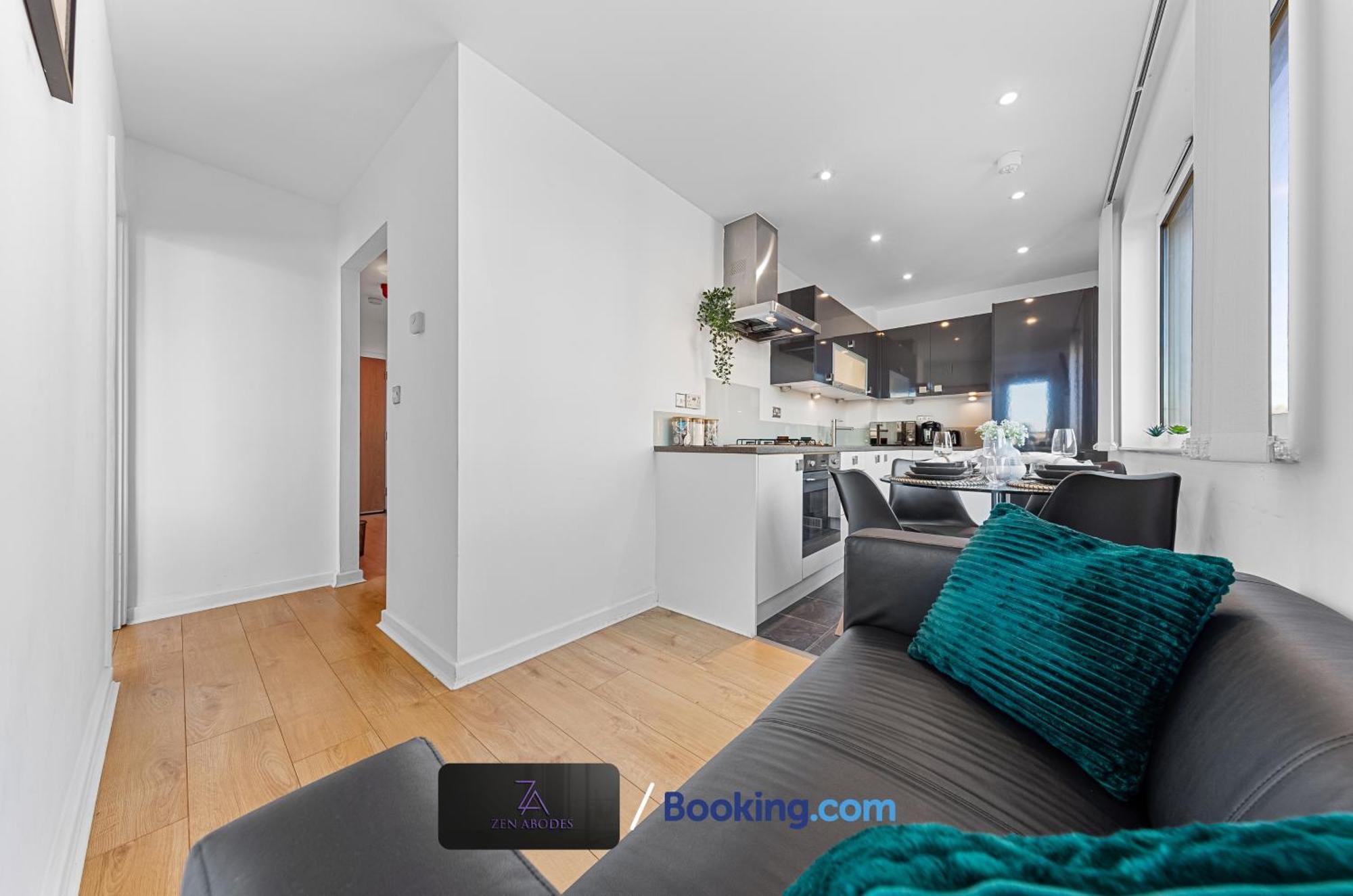 Apartment Two Bedroom Flat By Zen Abodes Short Lets & Serviced With Free Wifi & Tv Close To Old St London