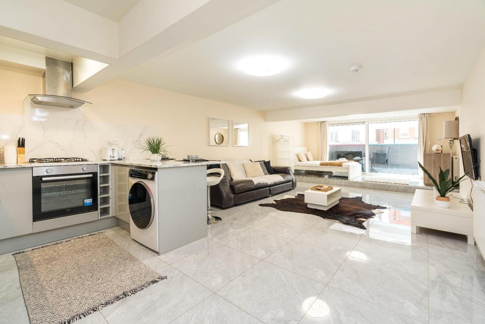 Semesterbostad Huge Fully Equipped Studio 1 Min From Tube Station *