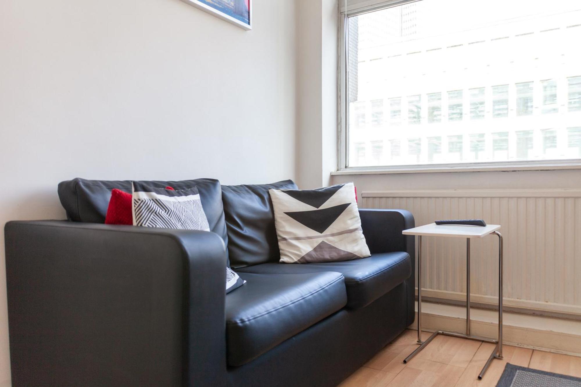 Shiny 1br Flat In Fitzrovia, 2 Min To Tube Lejlighed