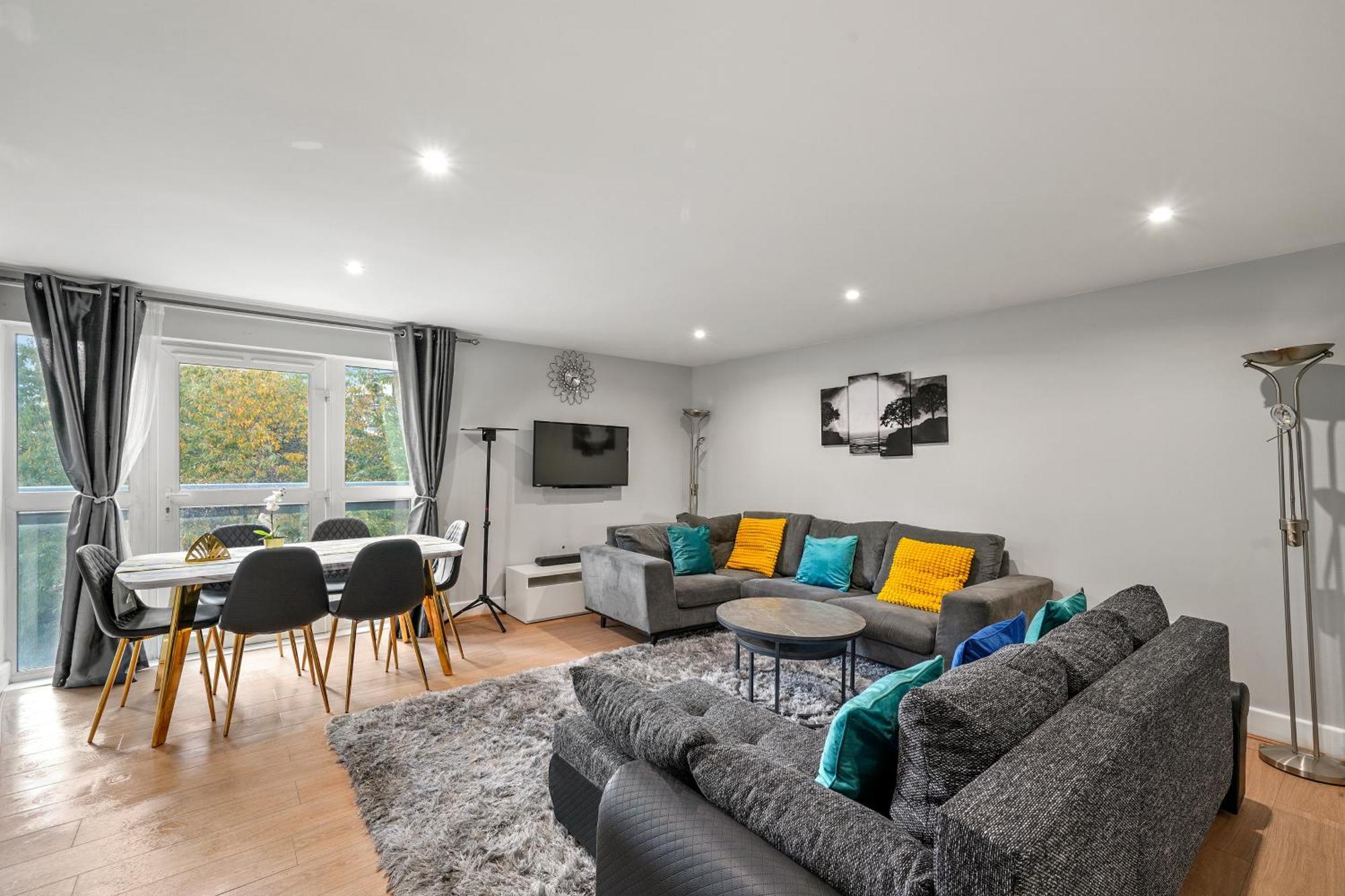 Elegant 3Br 2Bath Flat In Canary Wharf - O2 -Excel Lejlighed *