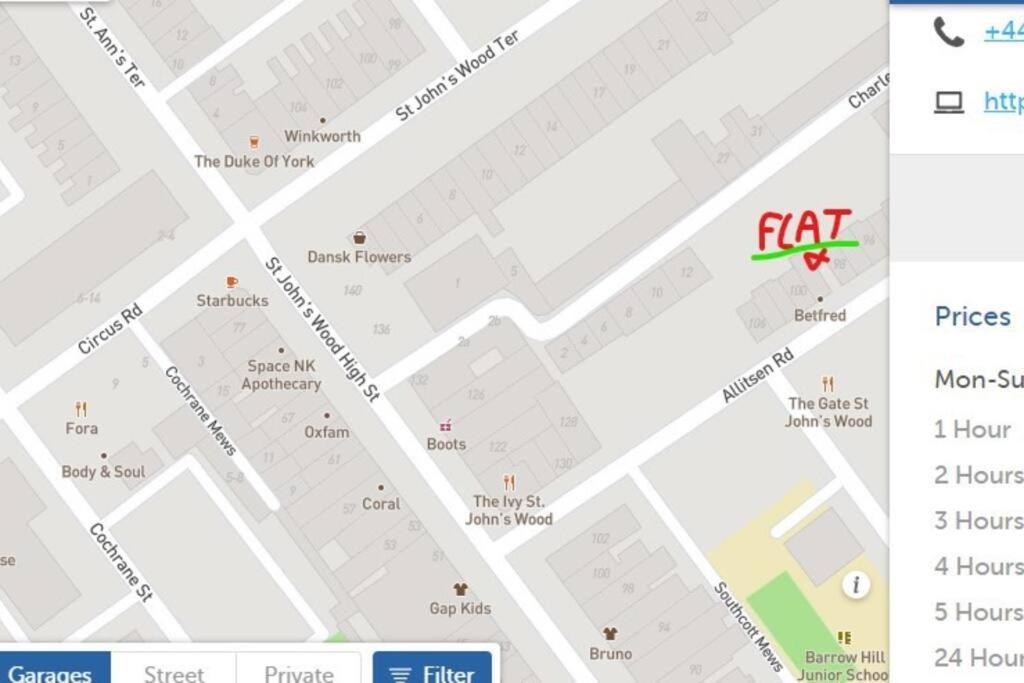 Appartement Flat In The Heart Of St. Johns Wood Londen