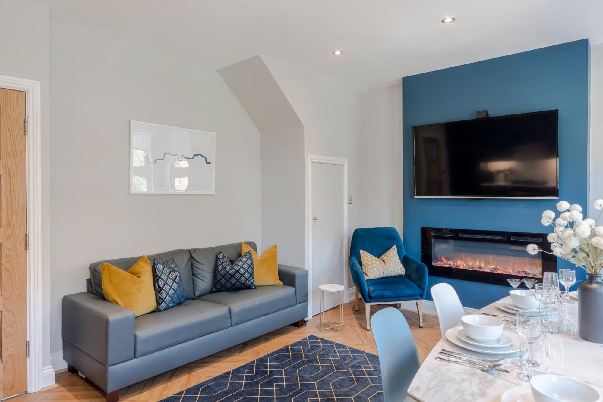 Lägenhet Stunning 3 Bed Duplex In The Heart Of West Hampstead London