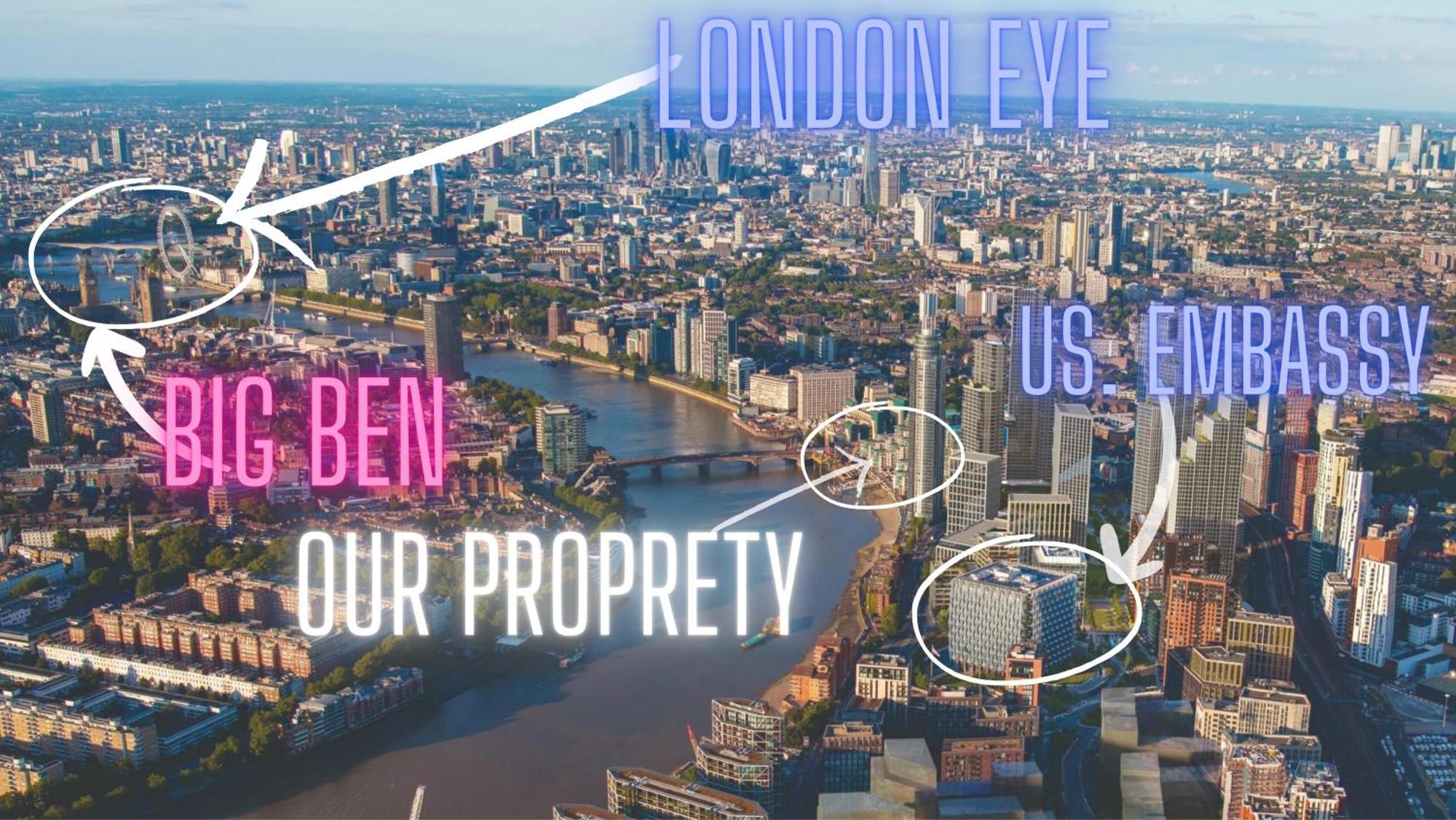 Vauxhall Large 2bedroom With Amazing River View Panoramic Balcony * Londra