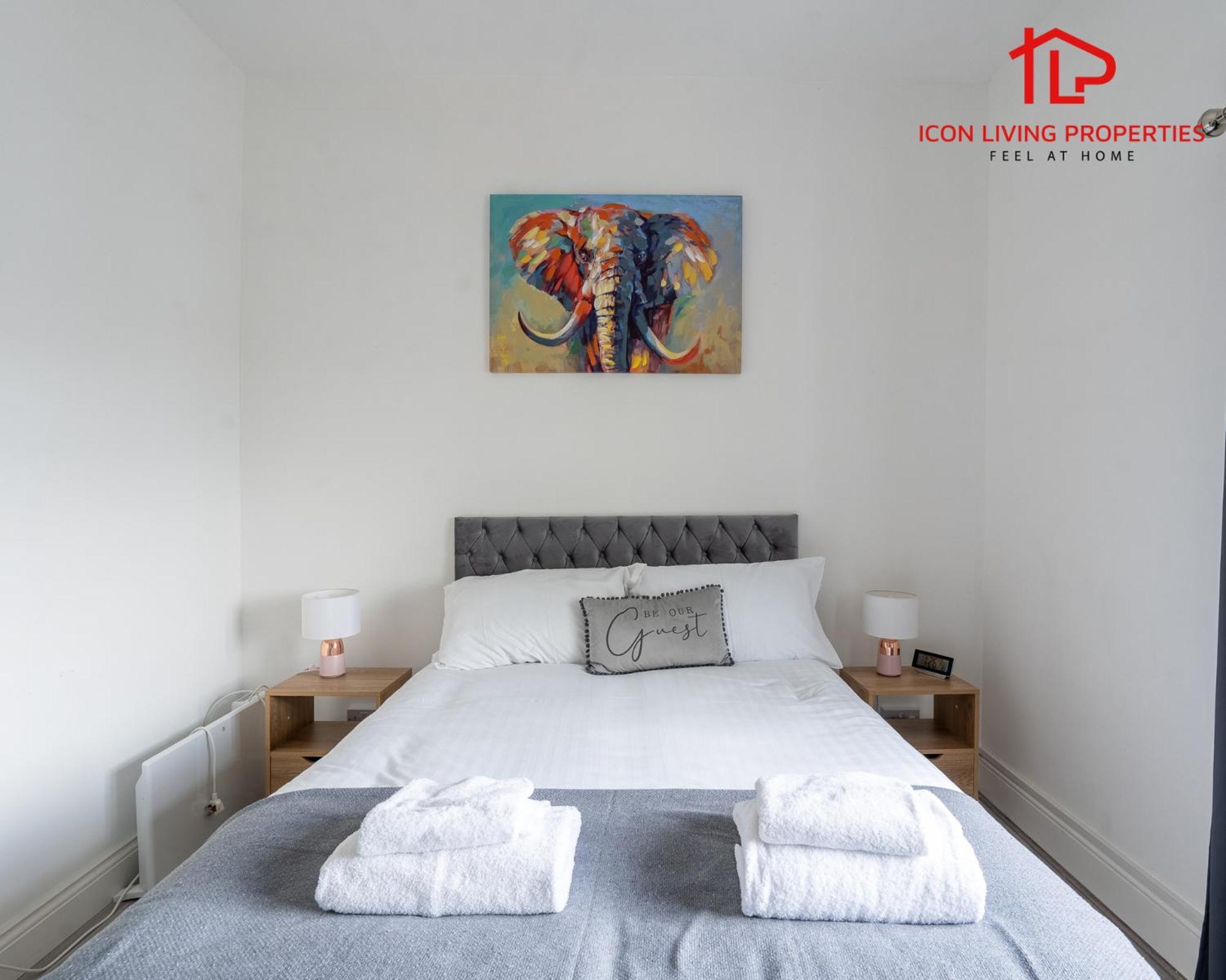 Appartement 1 Bedroom Arch-view 2 By Icon Living Short Lets & Serviced With Free Parking Londen