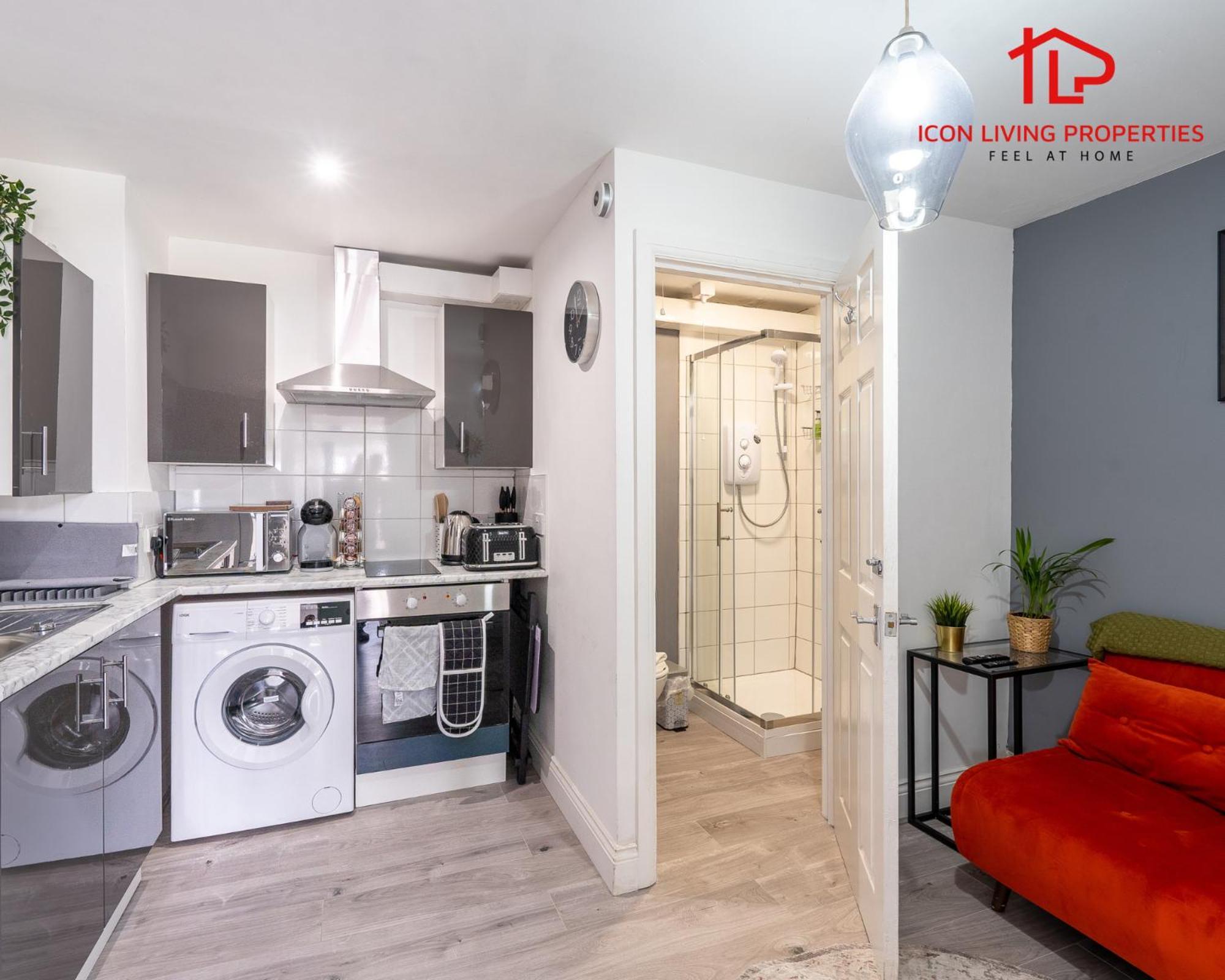 1 Bedroom Arch-view 2 By Icon Living Short Lets & Serviced With Free Parking Appartement