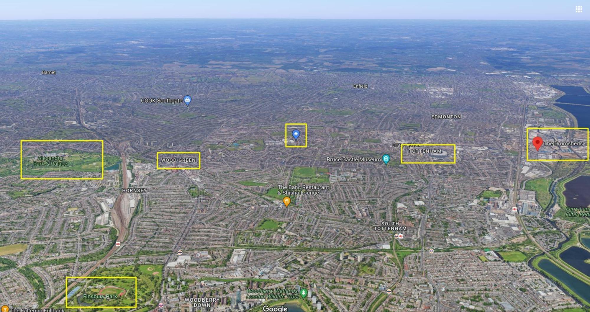 Sunny Luxury Skyline Flat Near Alexandra Palace, Tottenham Stadium & Drumsheds * Londra