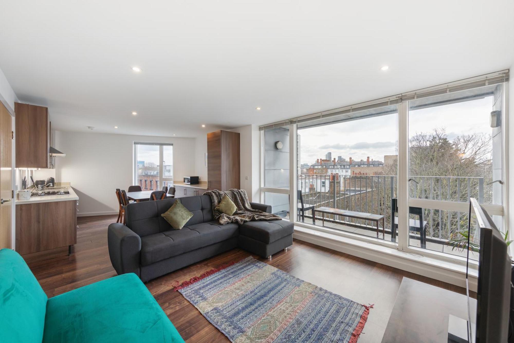 Modern & Spacious 3 Bed With Free Parking & Lift In Shoreditch, Next To Station Lägenhet *
