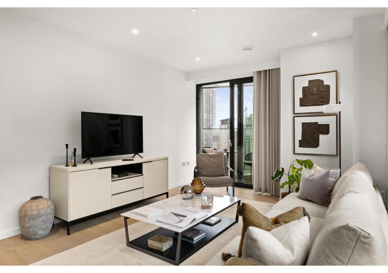 Elegant And Modern In Canary Wharf Right Next To Thames Lejlighed London