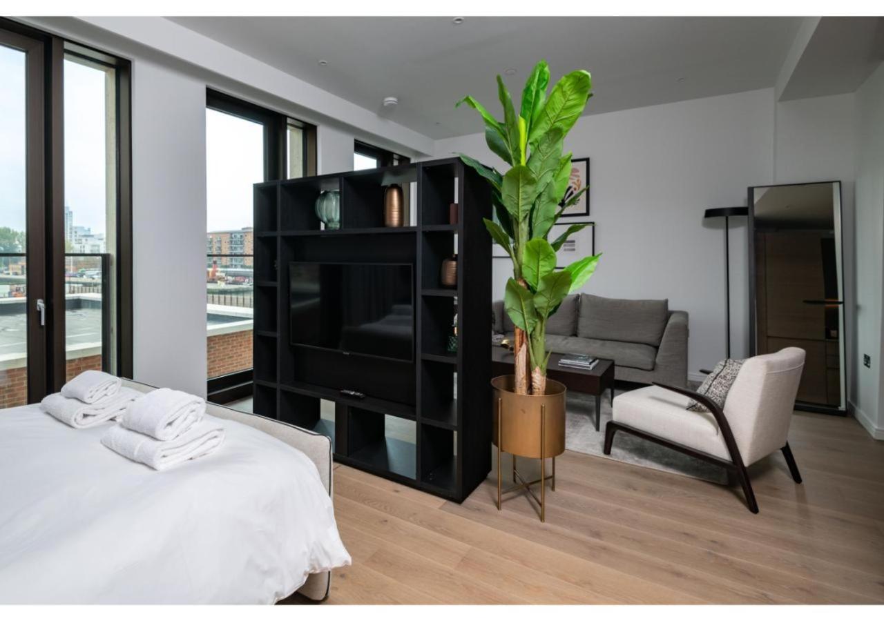 Lejlighed Elegant And Modern In Canary Wharf Right Next To Thames London