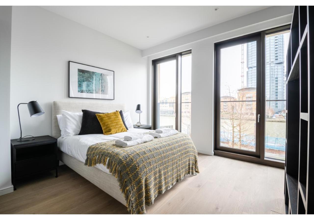 Elegant And Modern In Canary Wharf Right Next To Thames Lejlighed London