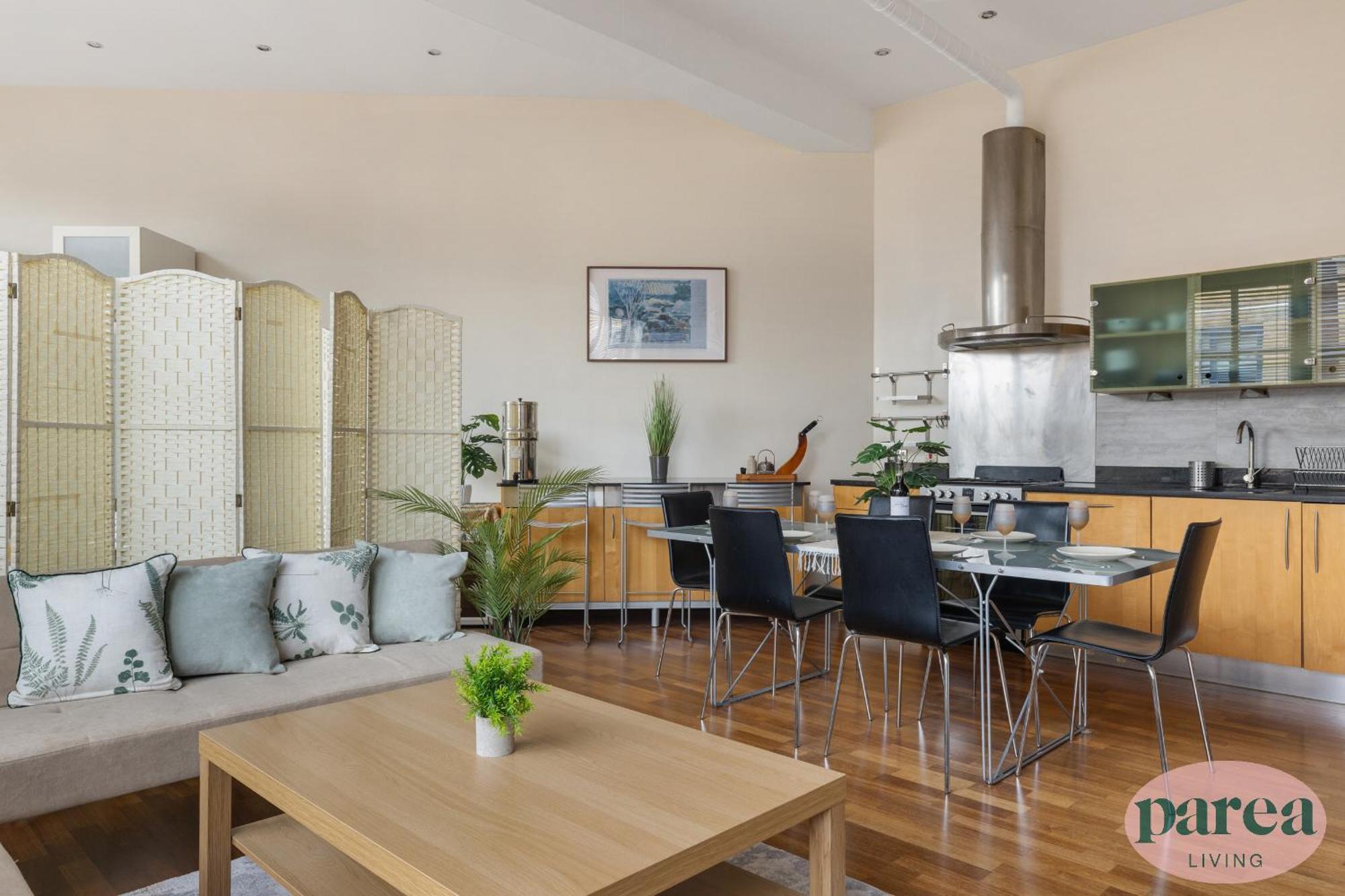 Lejlighed Parea Living - Spacious 3 Bed Flat, Canary Wharf Views With Parking *