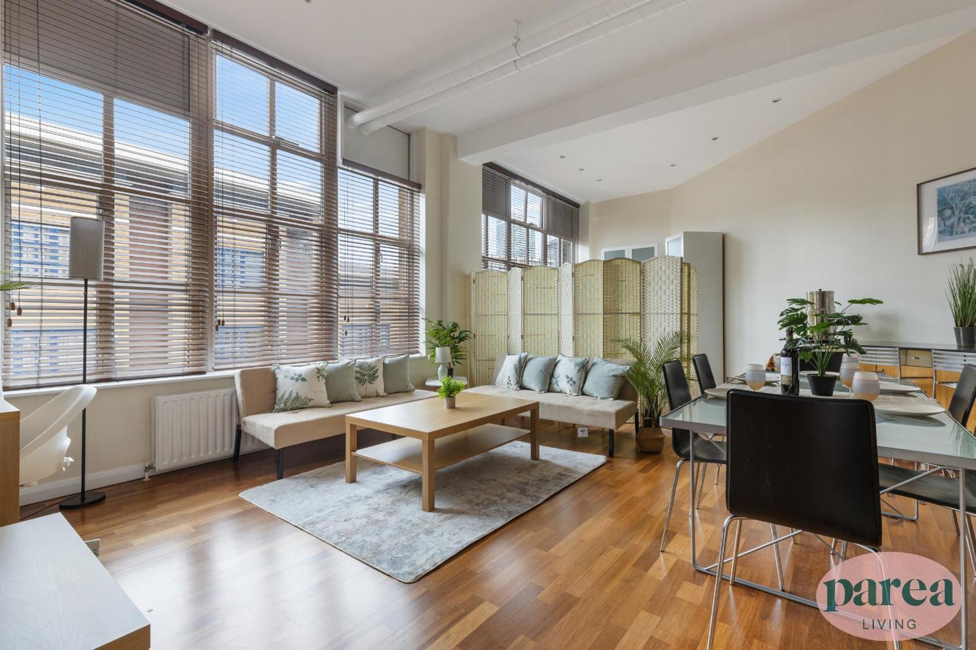 Lejlighed Parea Living - Spacious 3 Bed Flat, Canary Wharf Views With Parking London