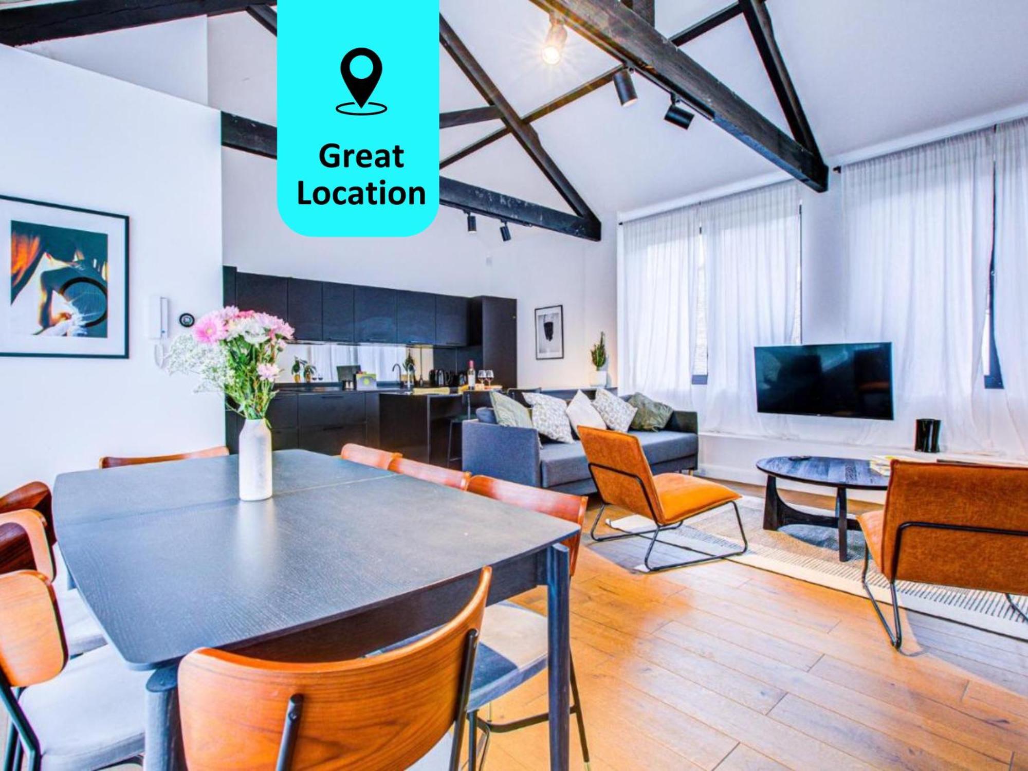 Stunning Penthouse Close To Queen's Park - Mega Fast Internet Leilighet *