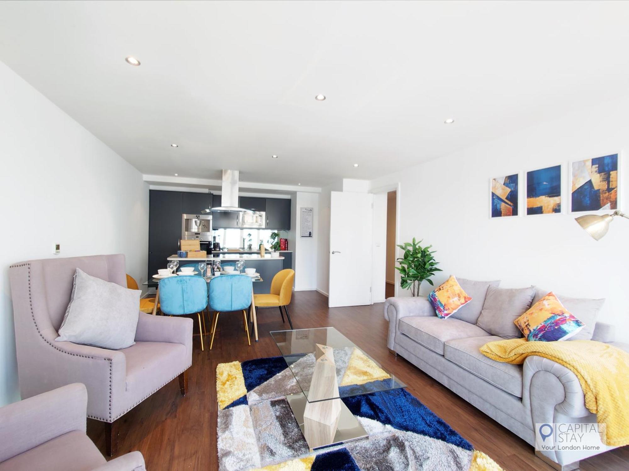 Deluxe Two Bed By Excel & O2 Appartement