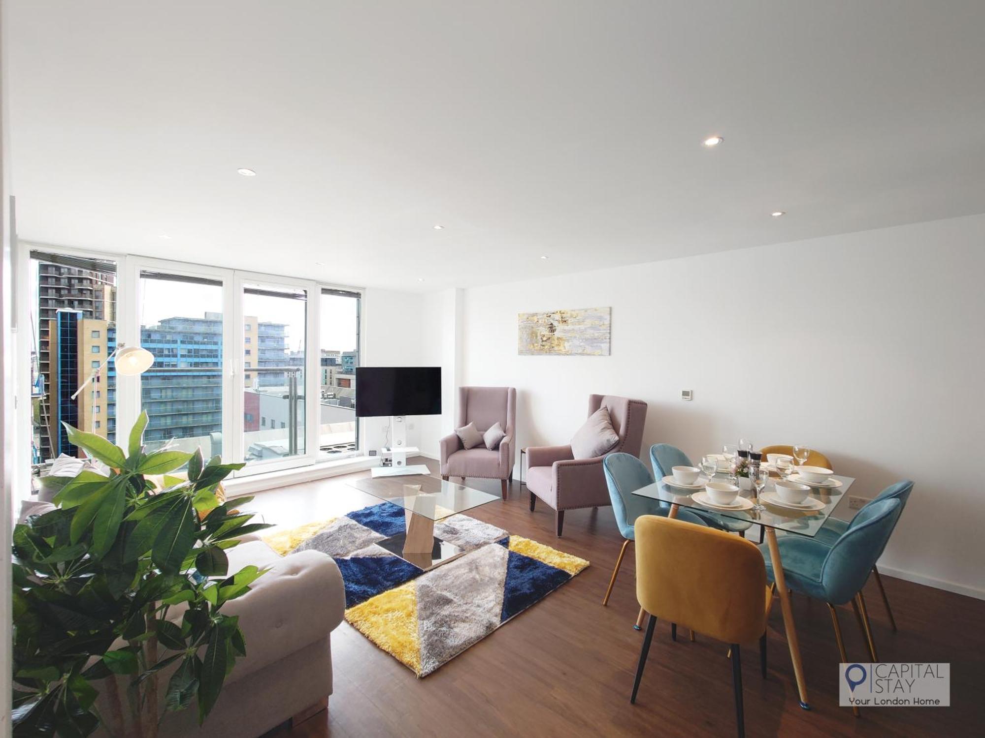 Deluxe Two Bed By Excel & O2 Appartement