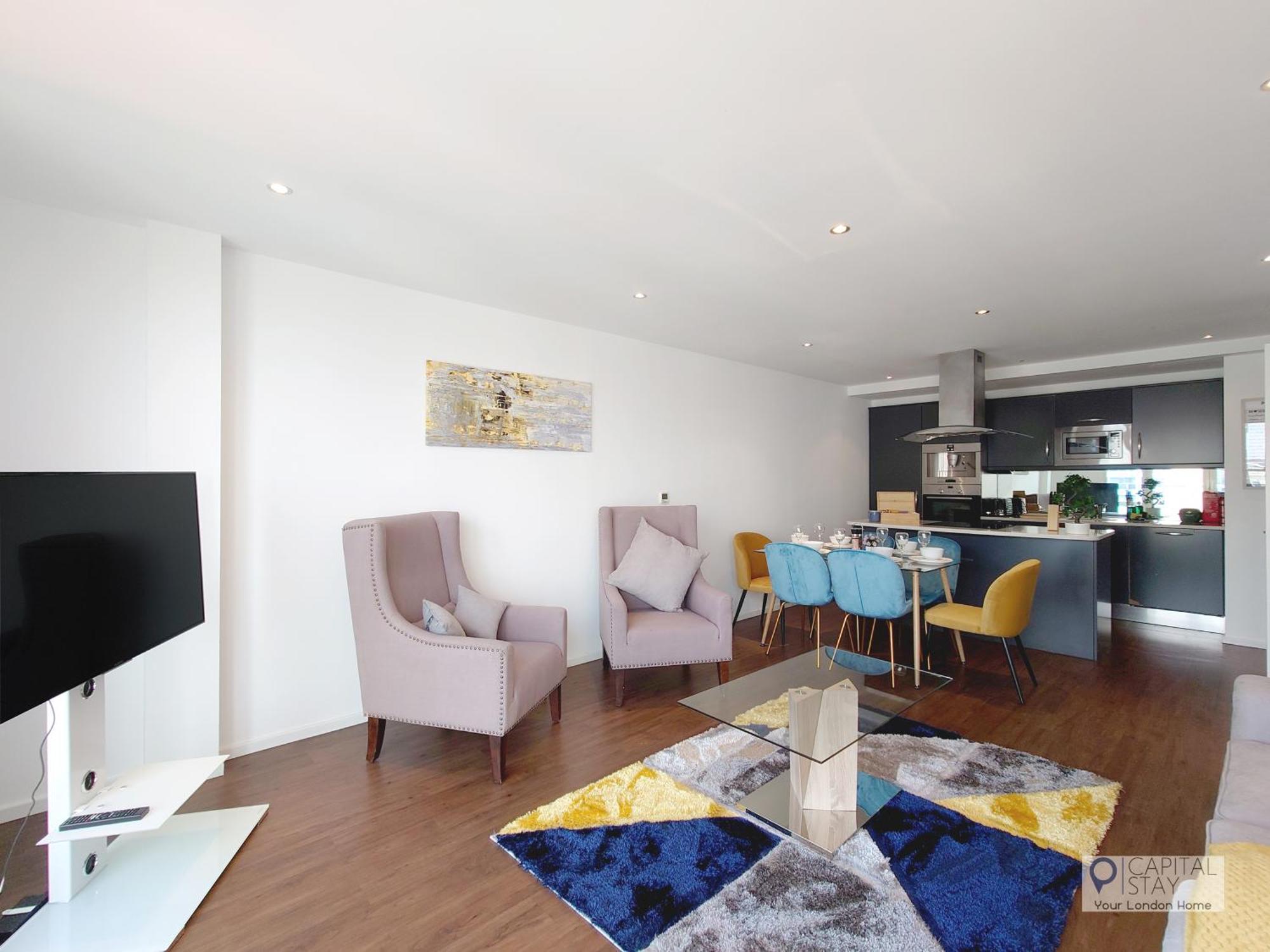 Deluxe Two Bed By Excel & O2 Appartement *