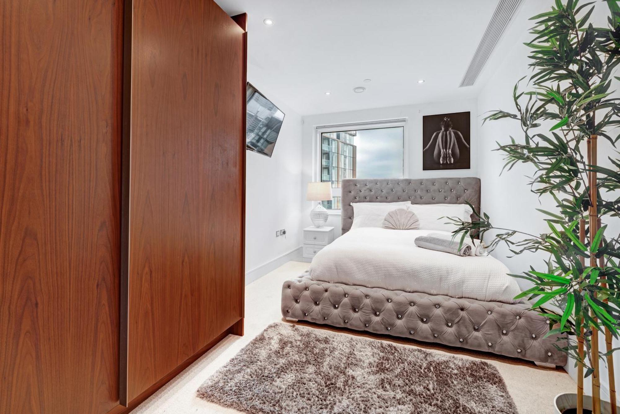 Lägenhet 3bed 2bath With High Rise View Canary Wharf *