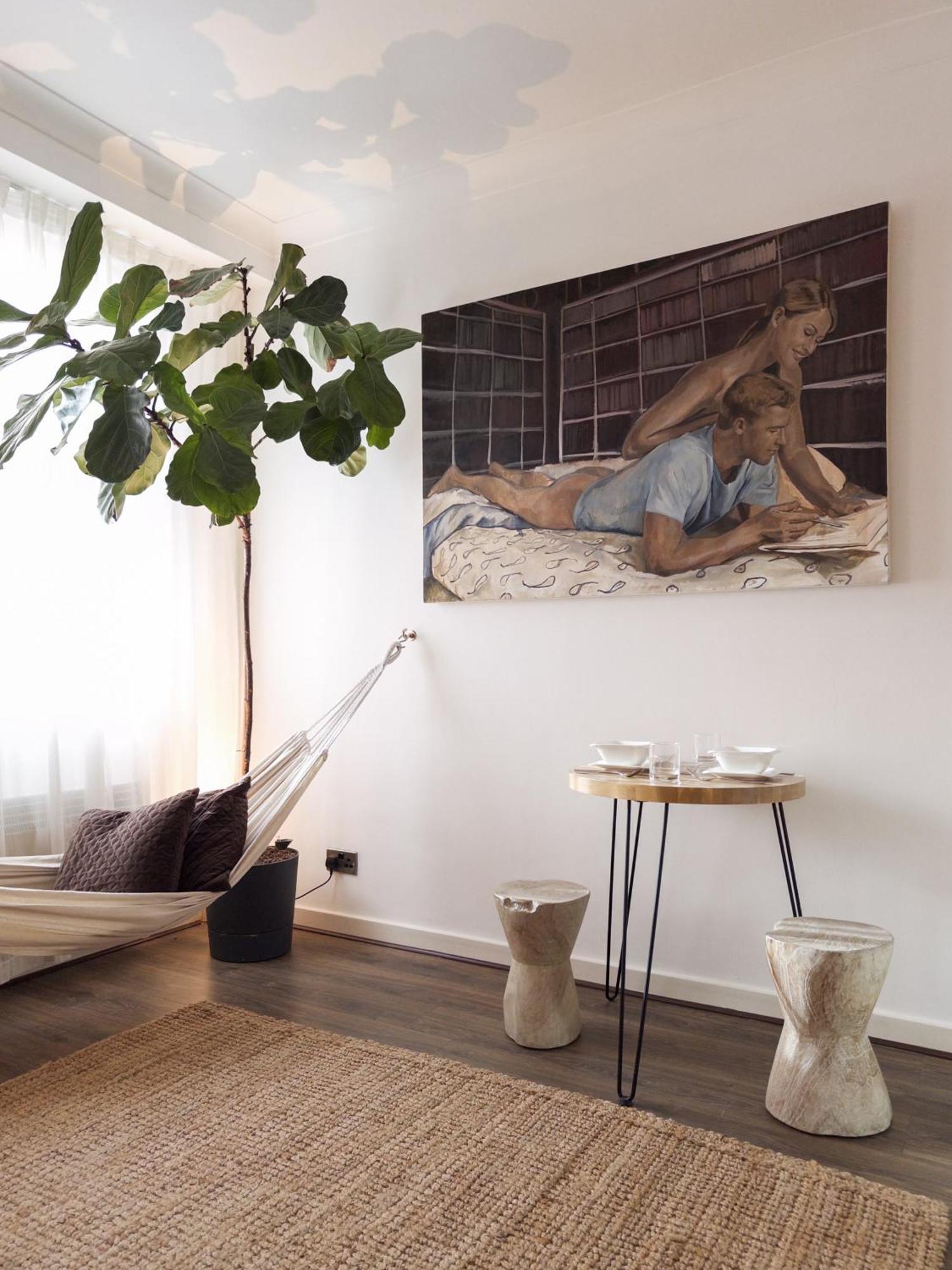 Lejlighed Tranquil Oasis W 100inch Cinema & Hammock, By The Design Traveller