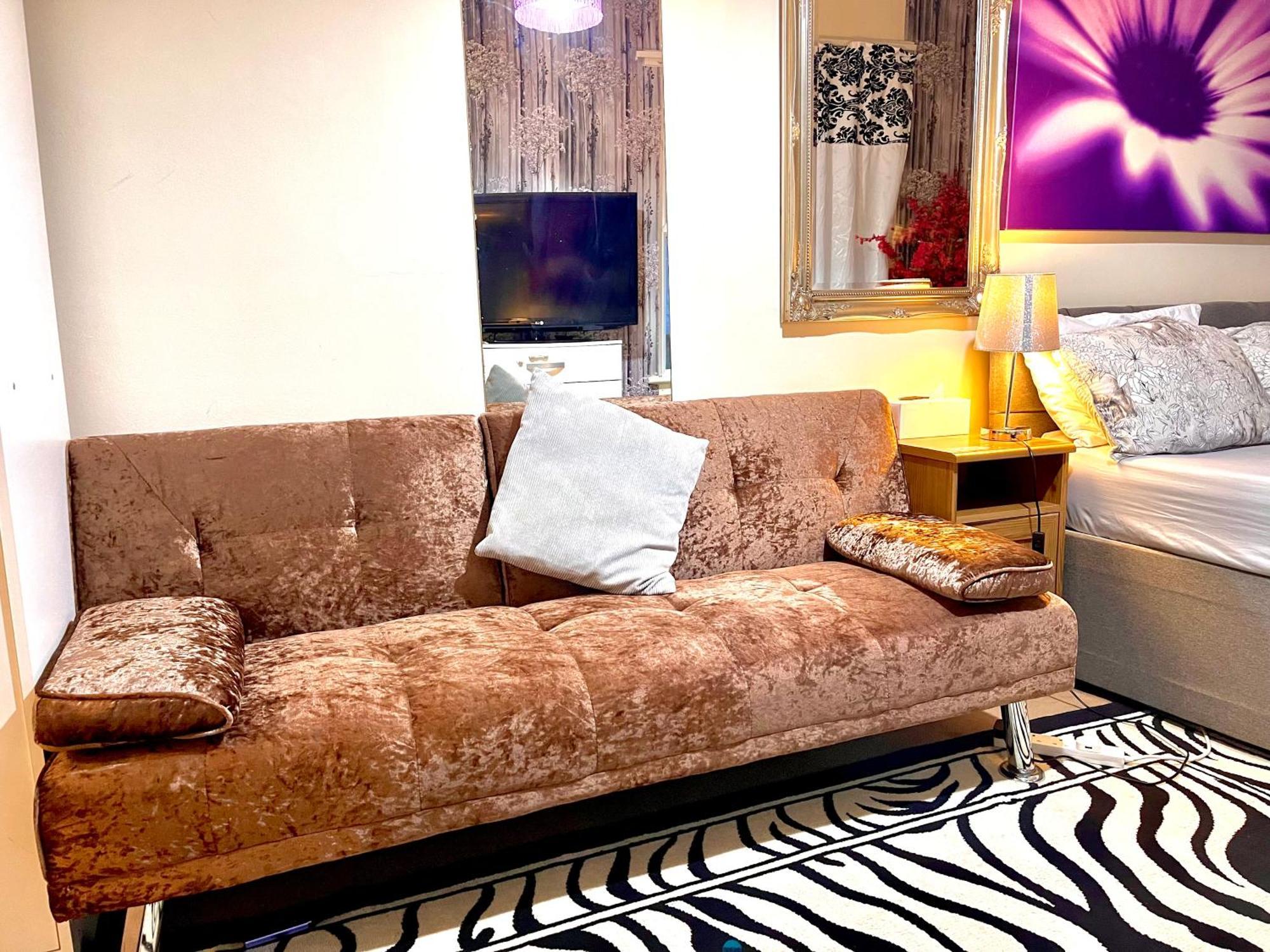 Comfy Double Bedroom With A Private Toilet Rum i privatbostad London