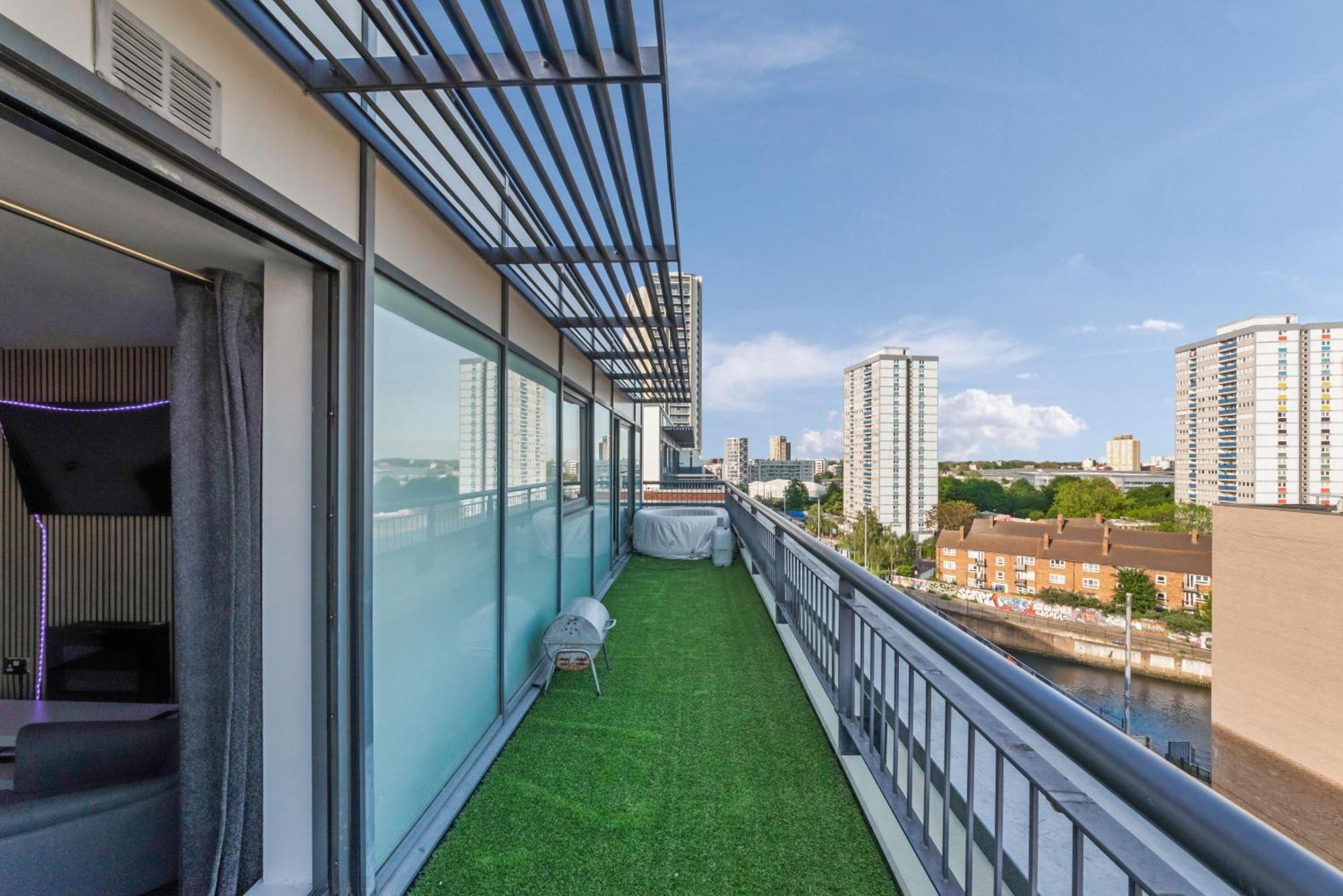 Penthouse W/ Hot Tub Near Stratford, Westfield Appartement Londres