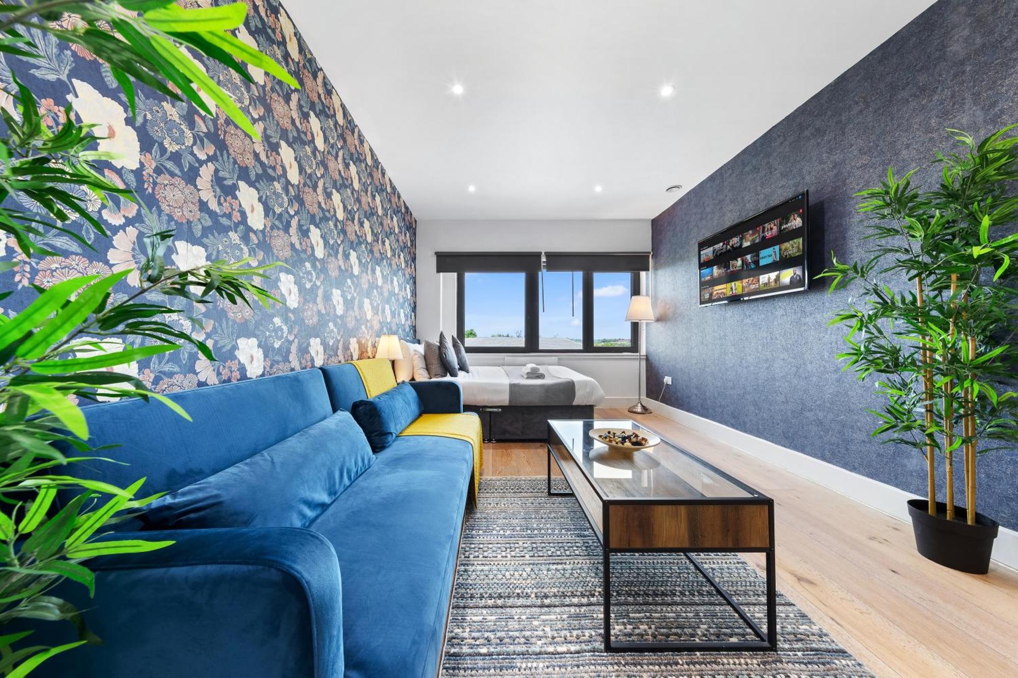Modern One Bedroom Flat - Sleeps 5 -near Heathrow - Ub3 Lägenhet