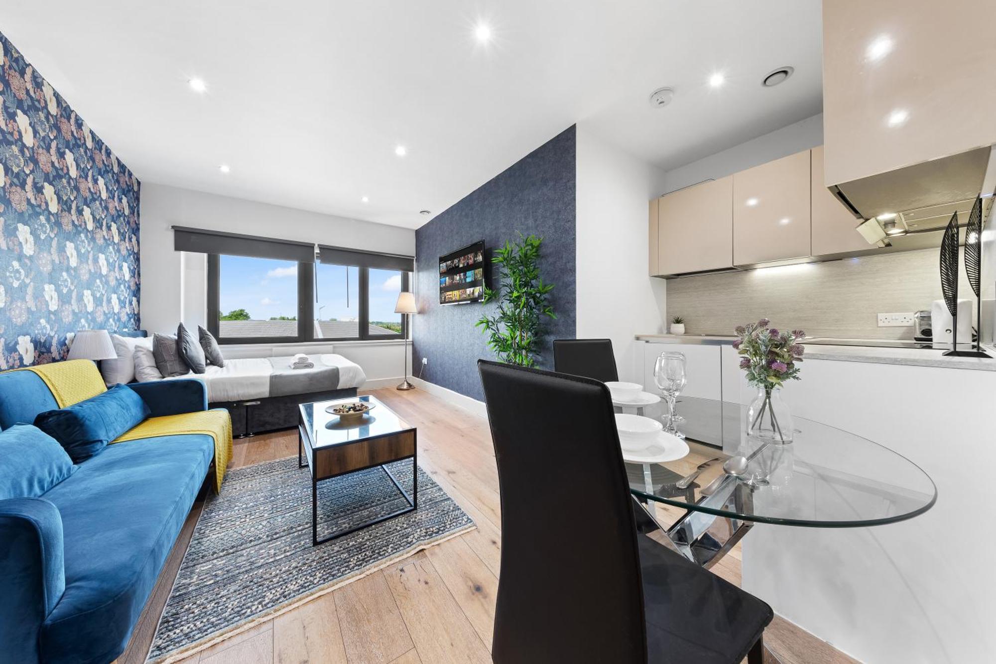 Leilighet Modern One Bedroom Flat - Sleeps 5 -near Heathrow - Ub3 *