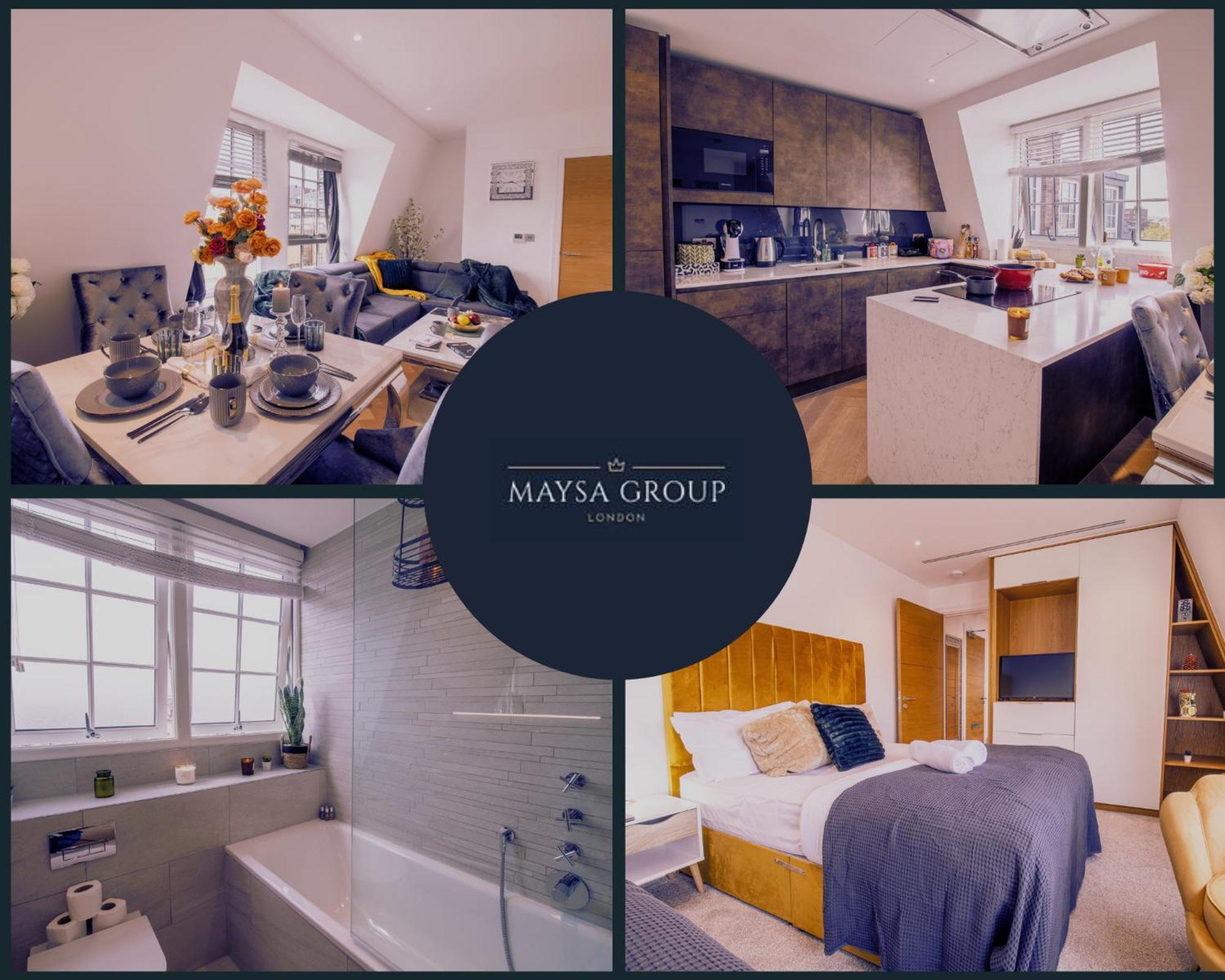 Luxurious 1-bedroom Penthouse In Marble Arch 71 * Londen