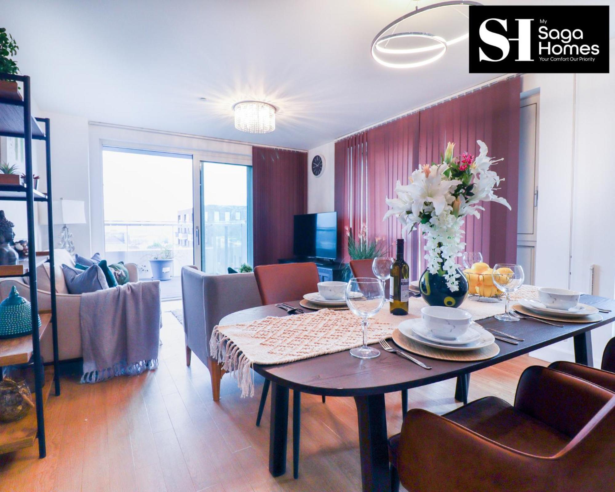 Three Bedroom At My Saga Homes Short Lets & Serviced Jefferson Plaza Leilighet