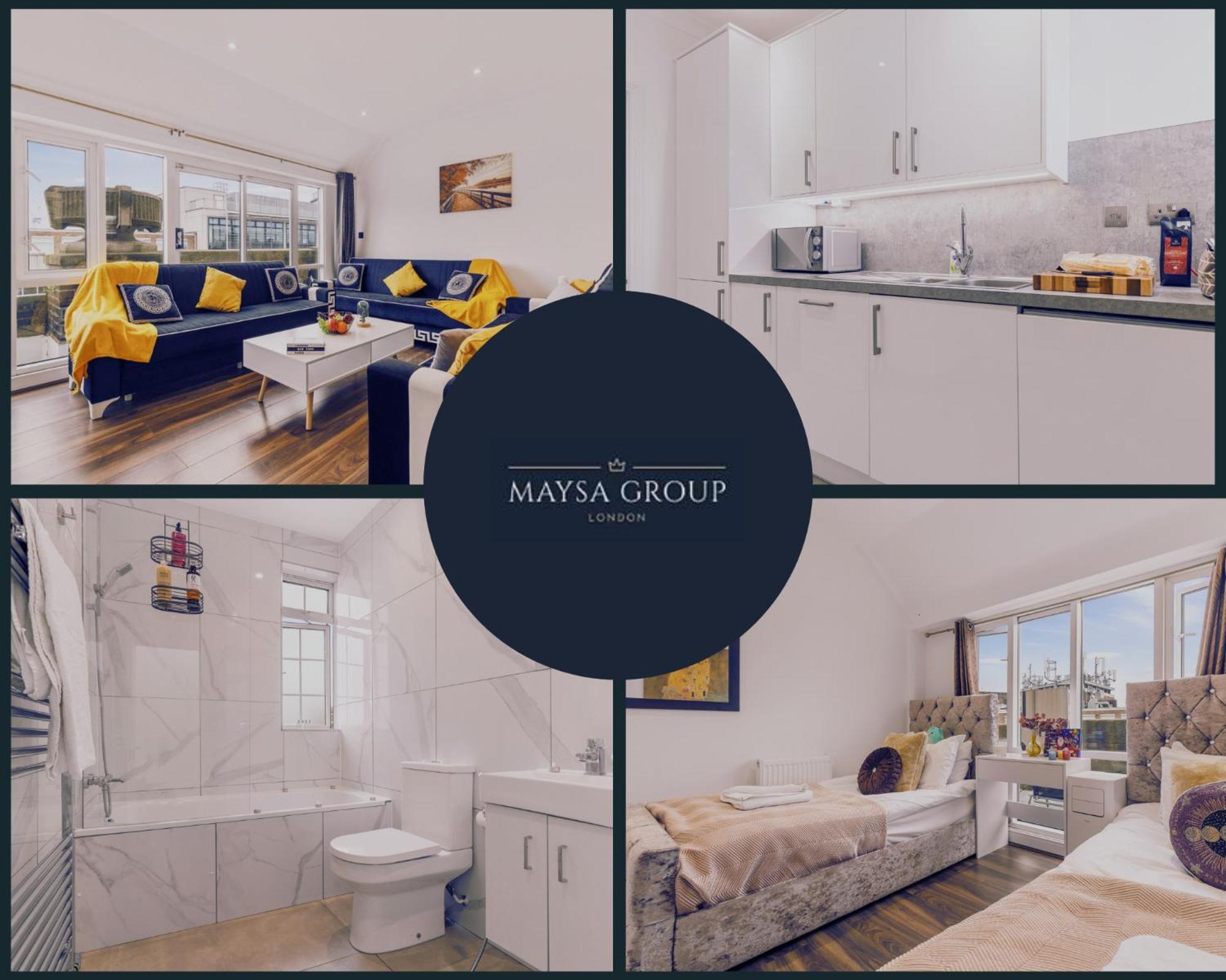 Mayfair Haven Stylish 2 Bed In 65gcm * Londen